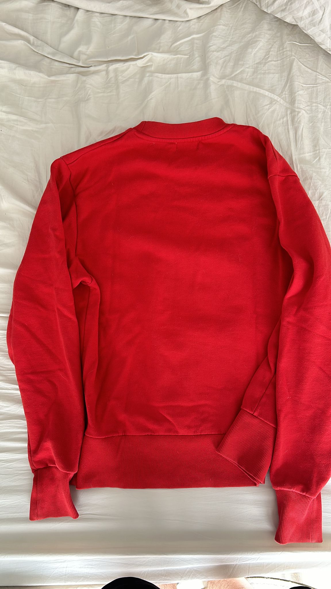 Basic red crewneck