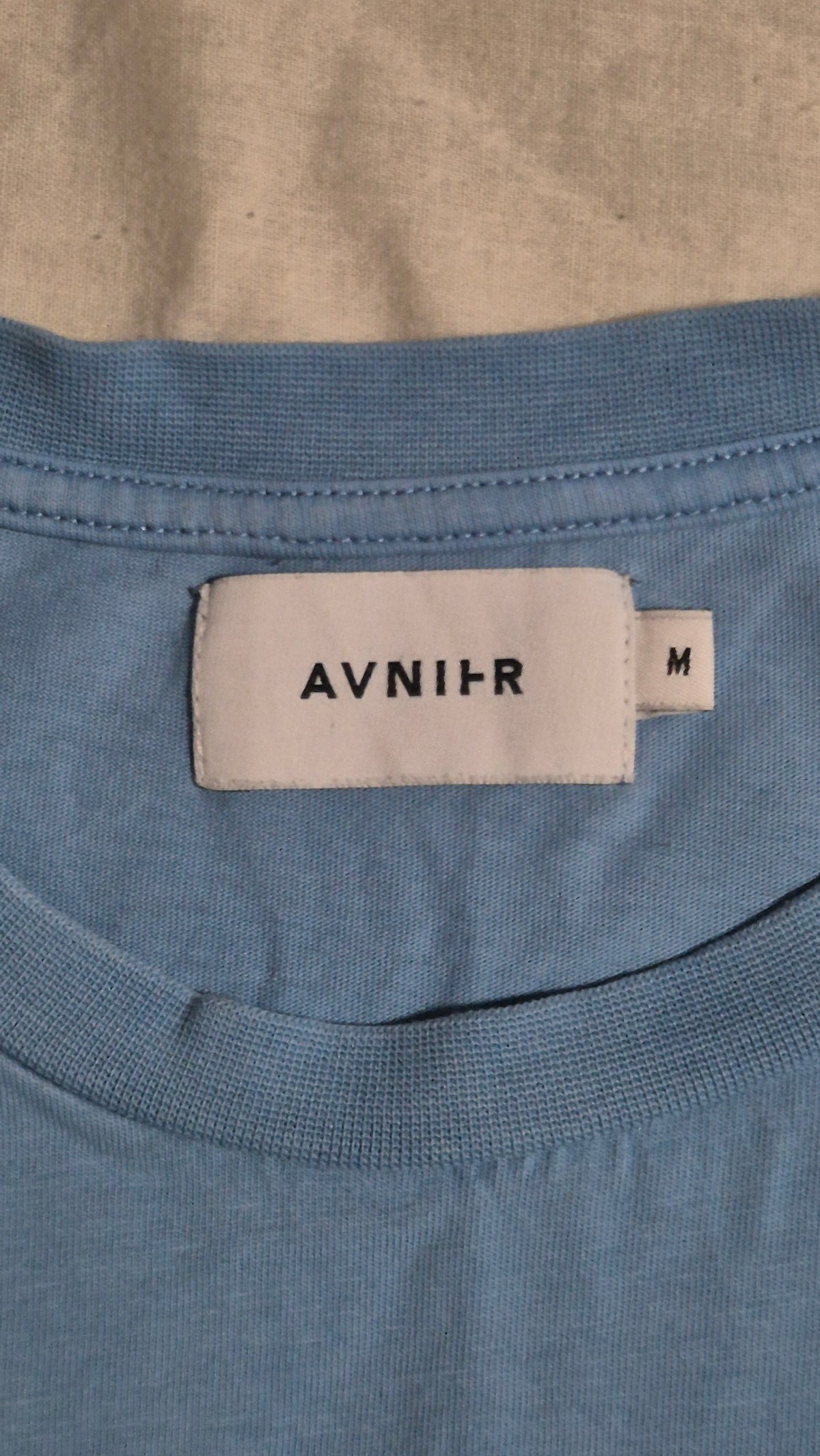 SOURCE AUDIO VISUAL T-shirt bleu cyan en coton bio