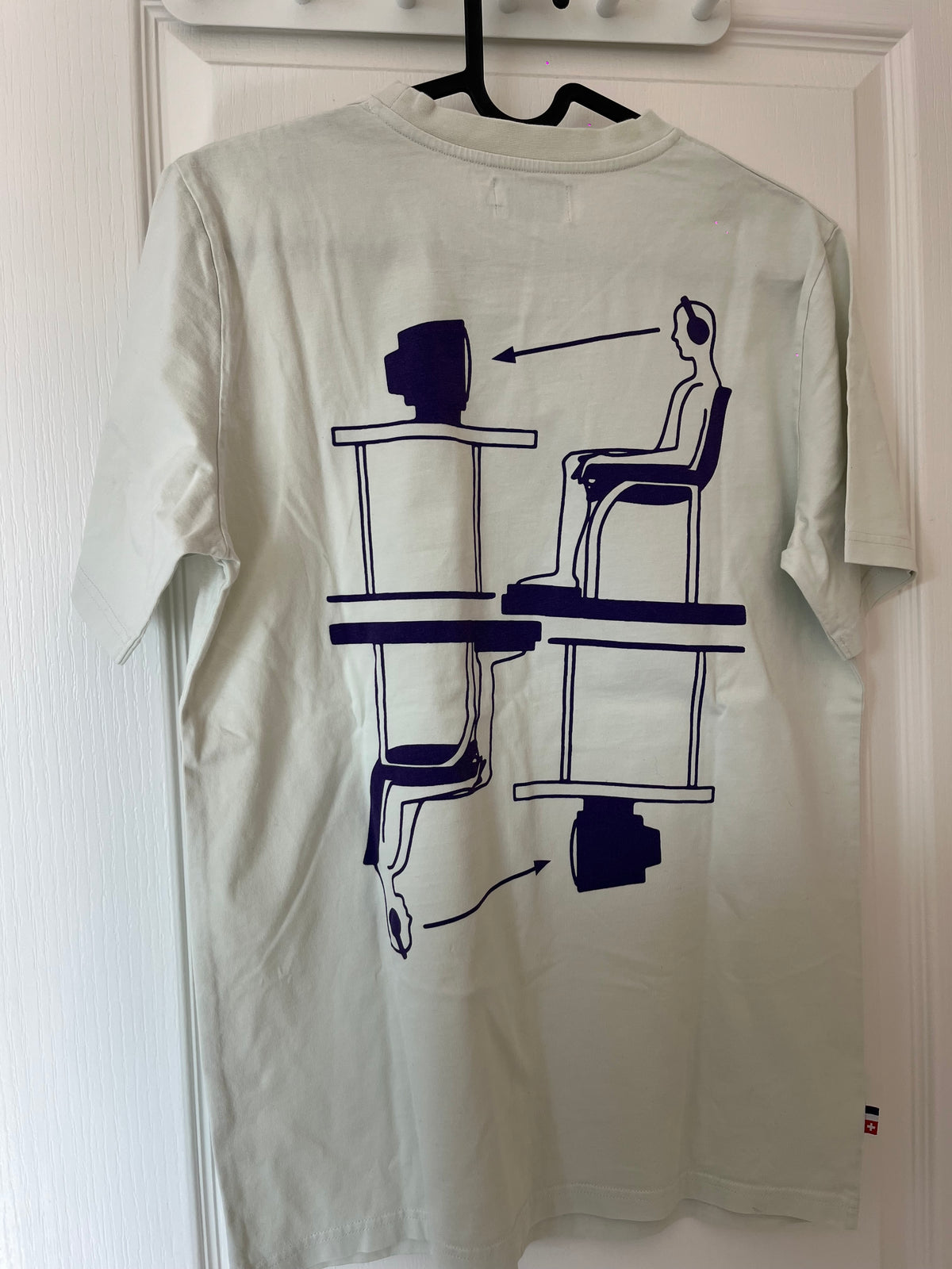 SOURCE AUDIO VISUAL T-shirt vert pastel en coton bio OLD WEBSITE