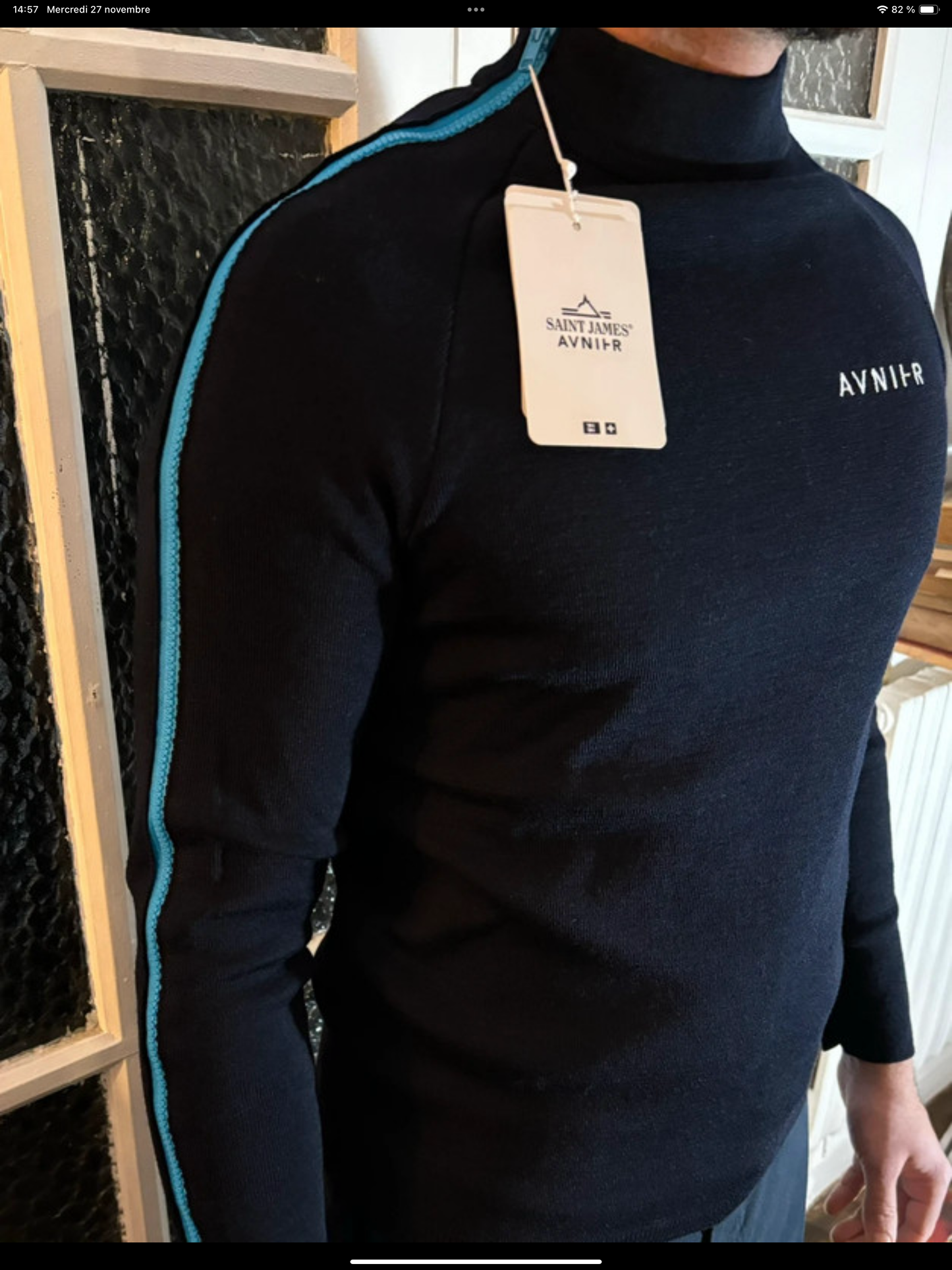 Avnier x Saint James Pull ALLENVEY 100% laine