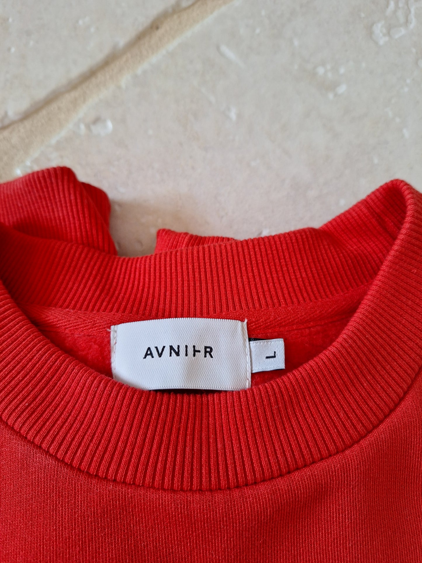 SWEAT LOGO ROUGE