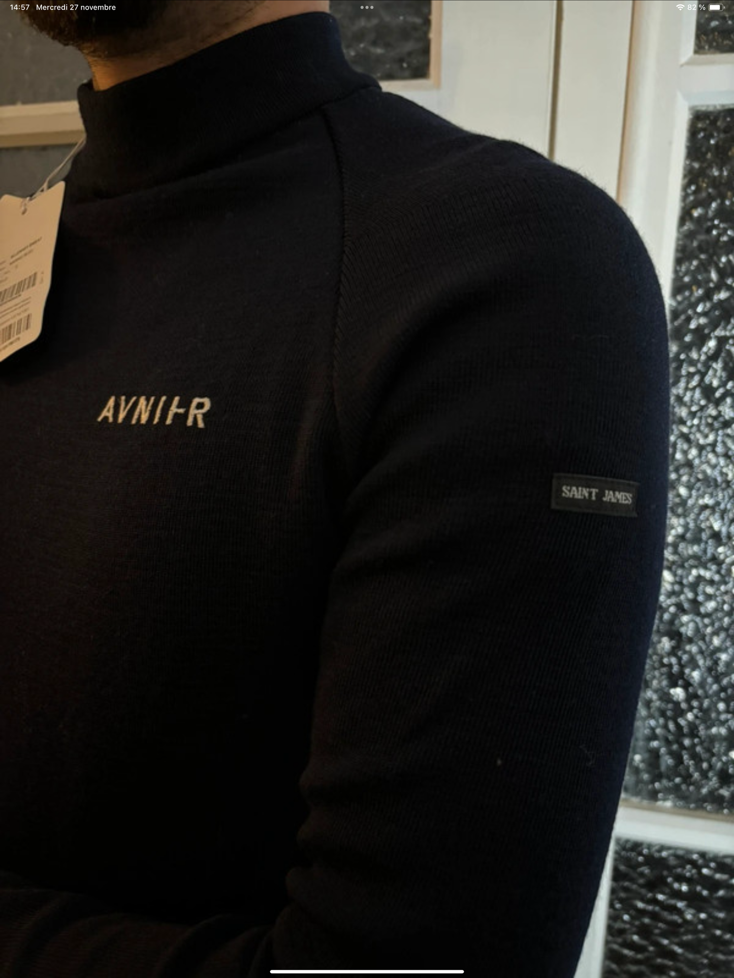 Avnier x Saint James Pull ALLENVEY 100% laine