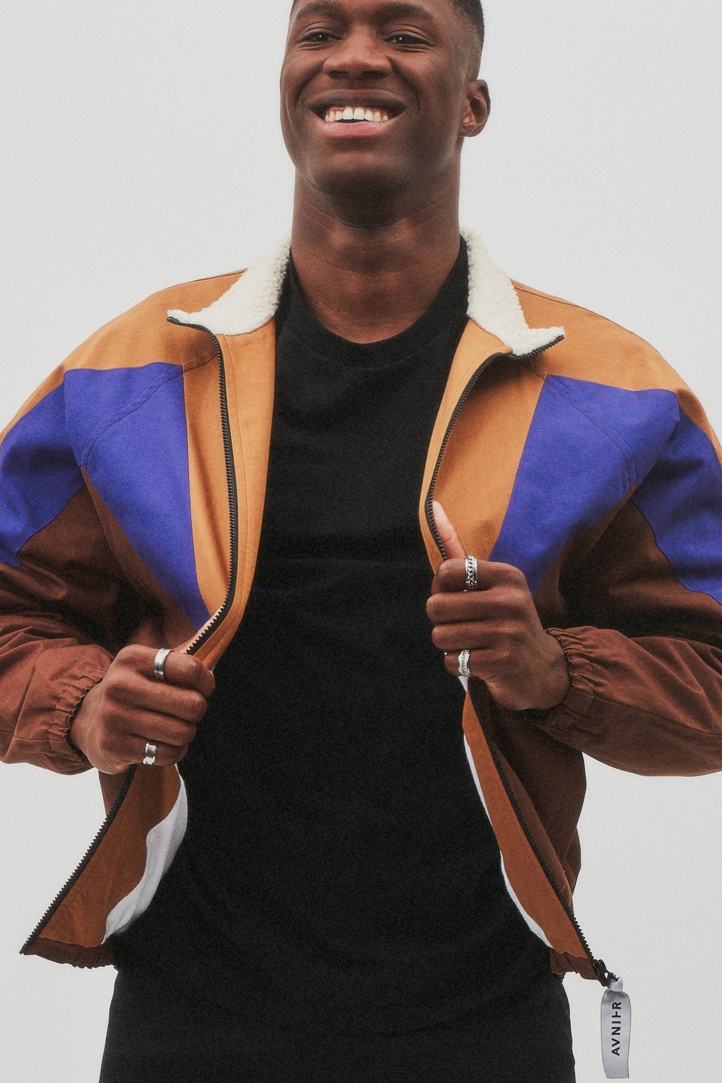 AVNIER Aposematic track top Brown Earth - ALPHA FW20