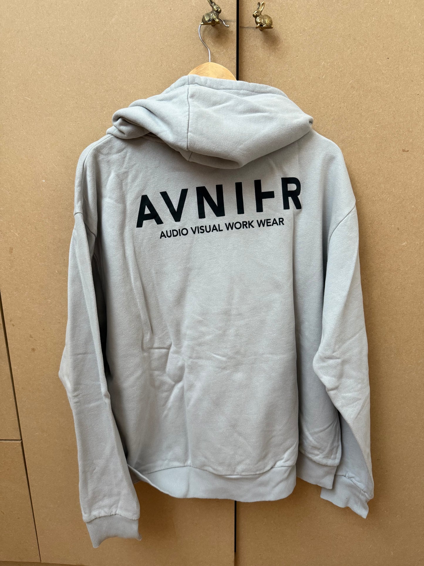AVNIER x CIVILISATION CREW - Hoodie gris en coton bio