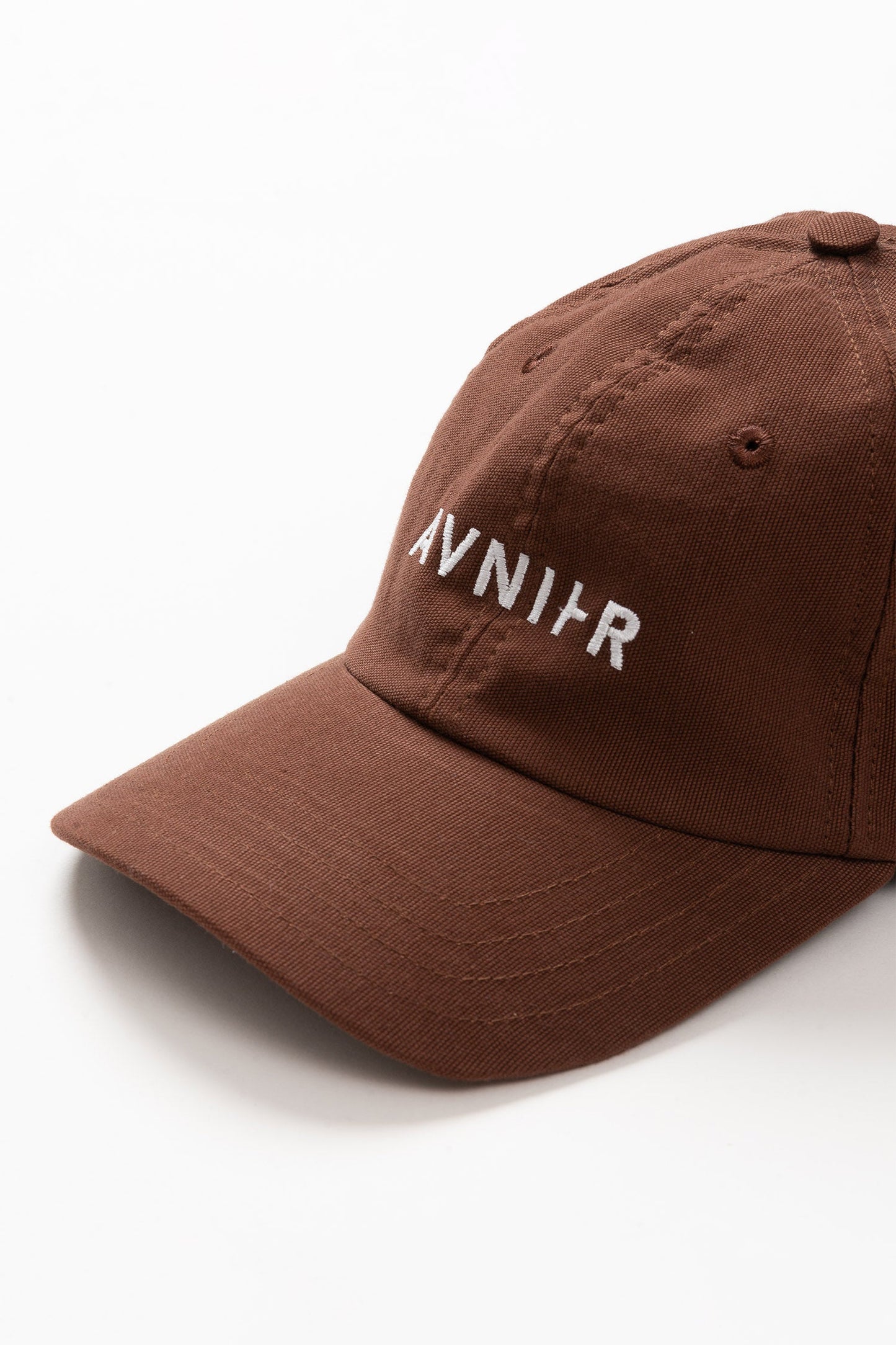 FOCUS - Casquette brun foncé en coton bio