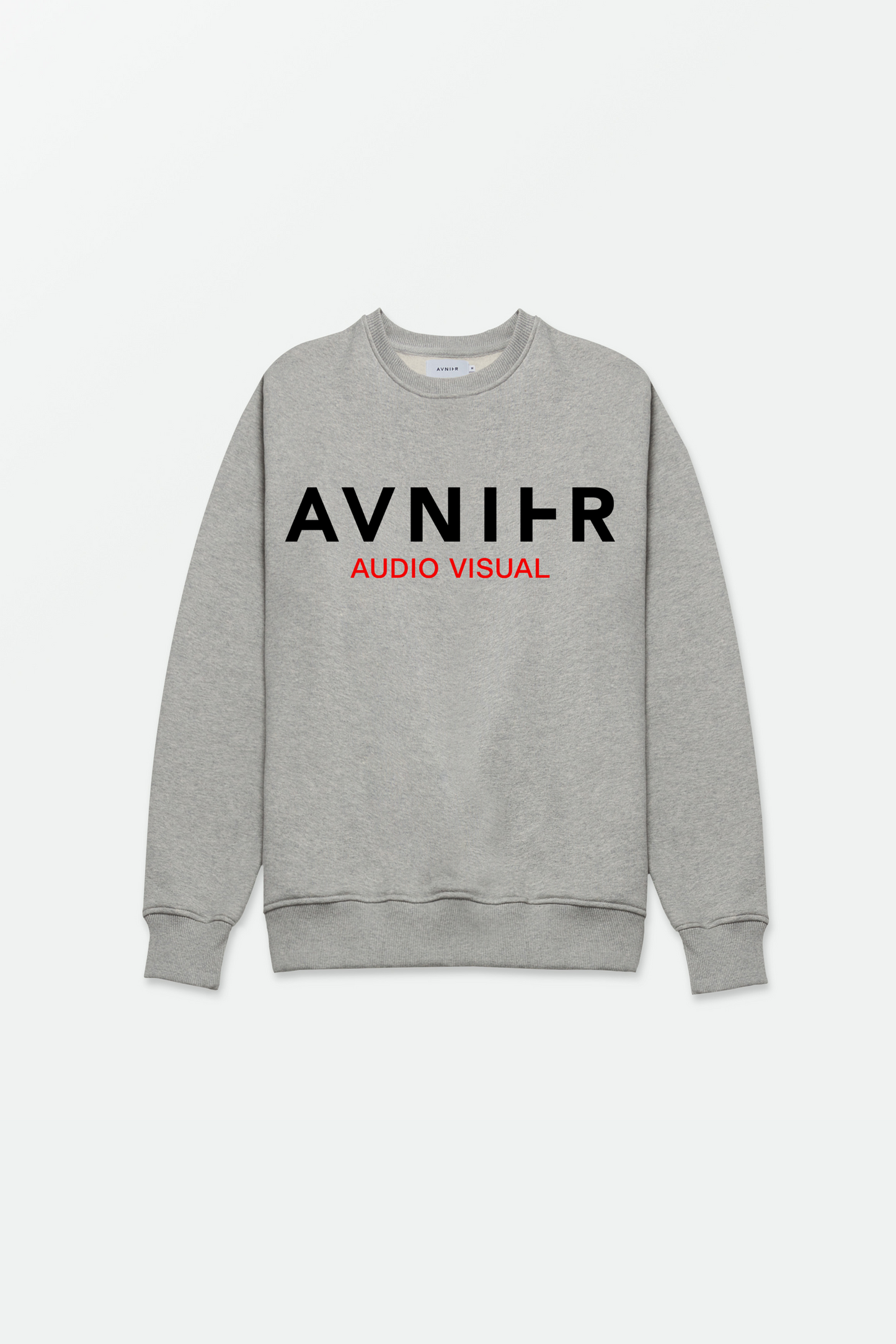 ENCORE AUDIO VISUAL - Crewneck gris en coton bio