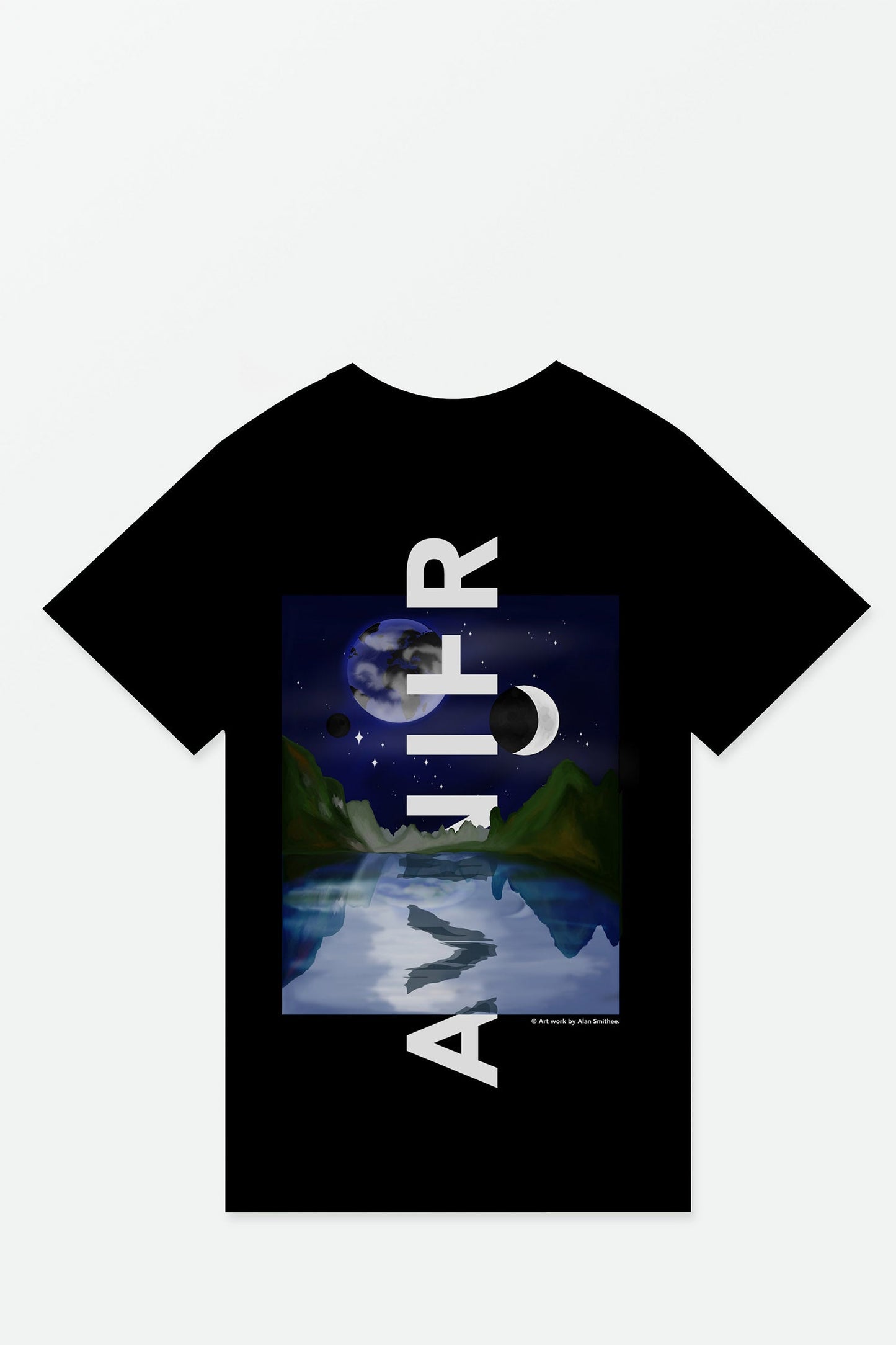 SOURCE ALAN SMITHEE - T-shirt noir en coton bio