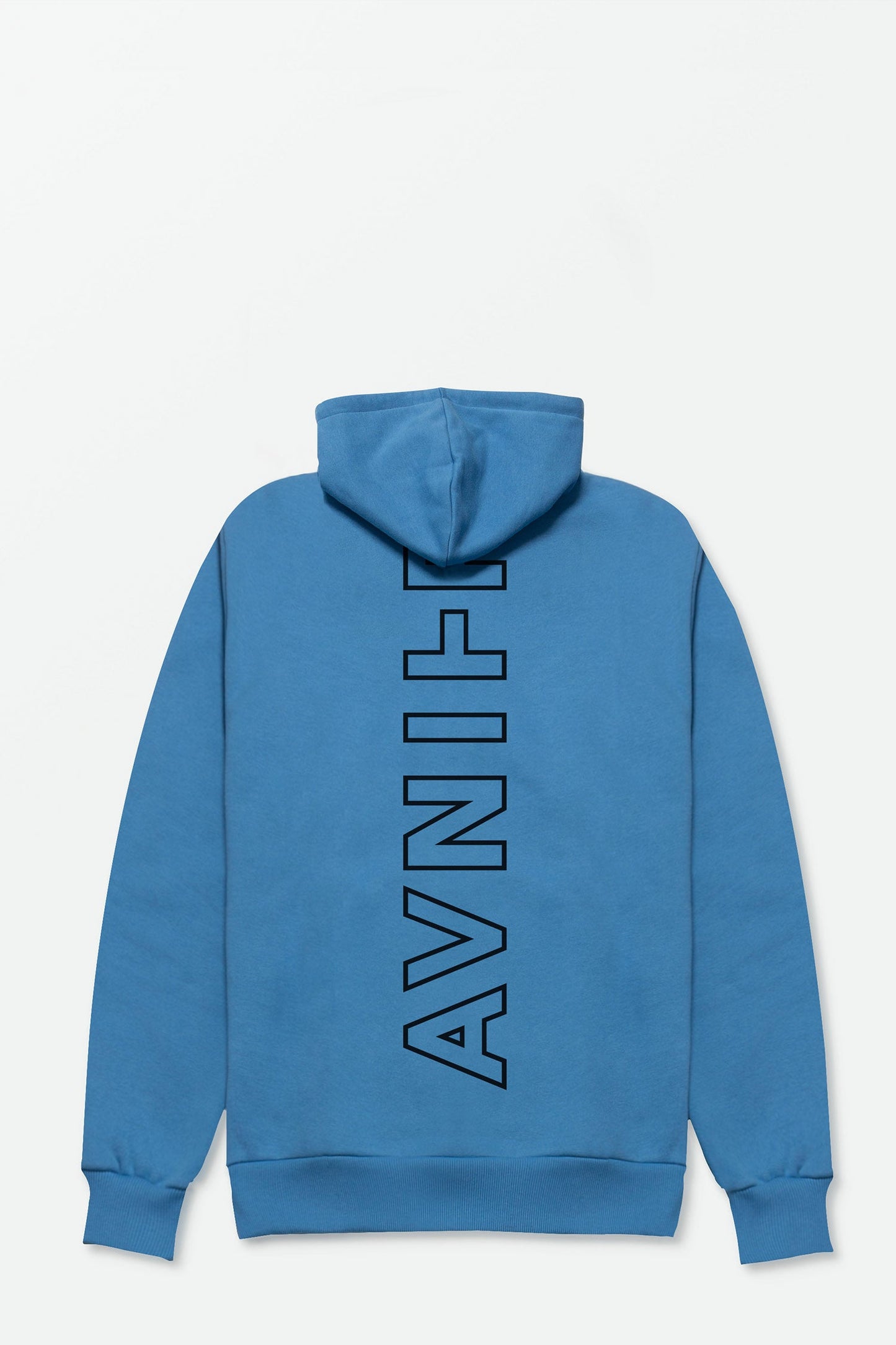 ONSET VERTICAL - Hoodie bleu cyan en coton bio
