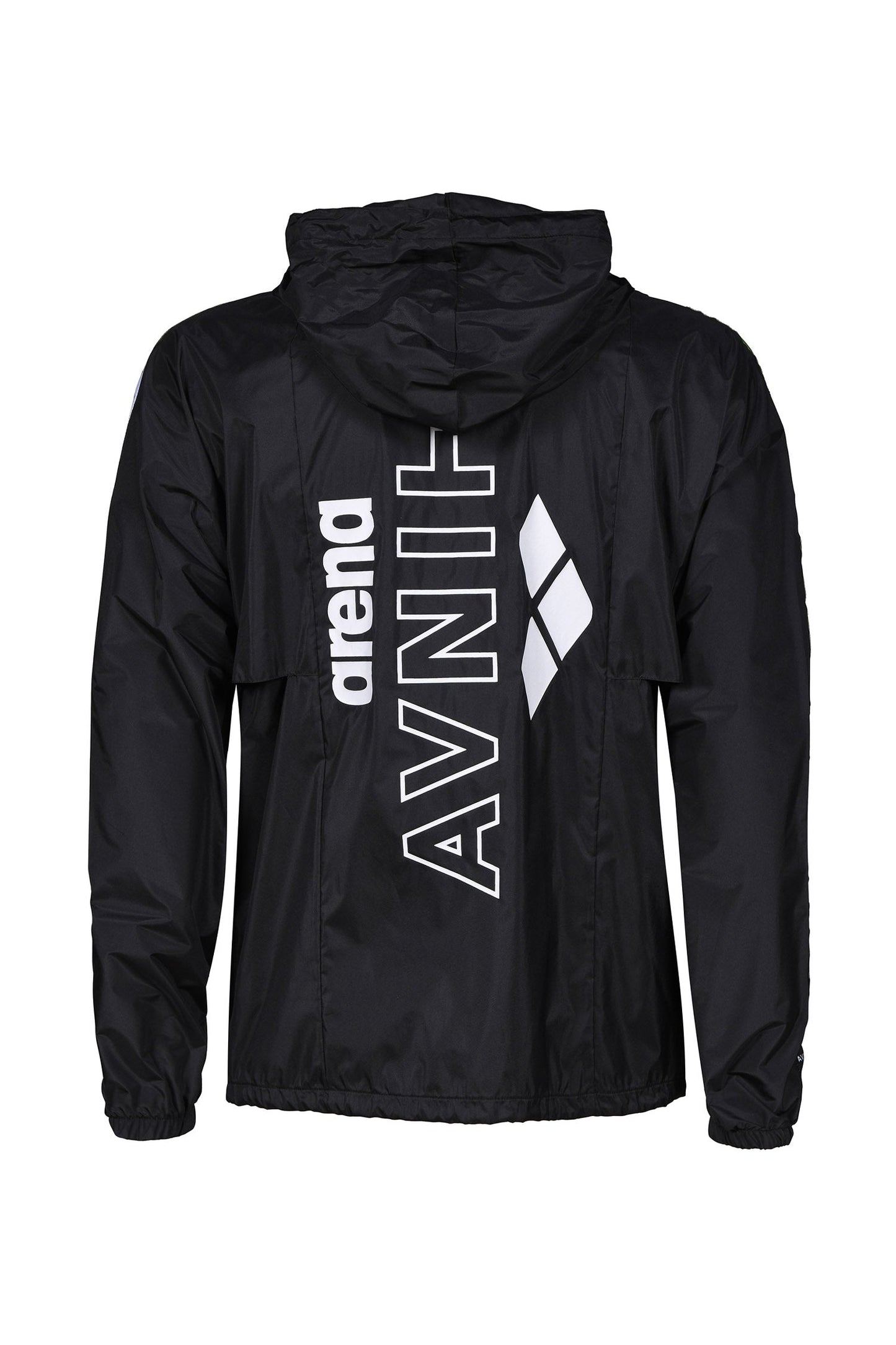 AVNIER x ARENA - Coupe-vent noir en polyamide recyclé