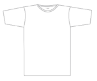 Stock tee shirt vierges blancs Non-Bios