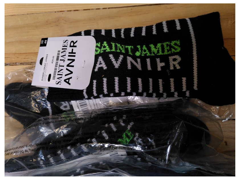 Avnier x Saint James Chaussettes MORGES ST CLAIR - Bleu / Vert
