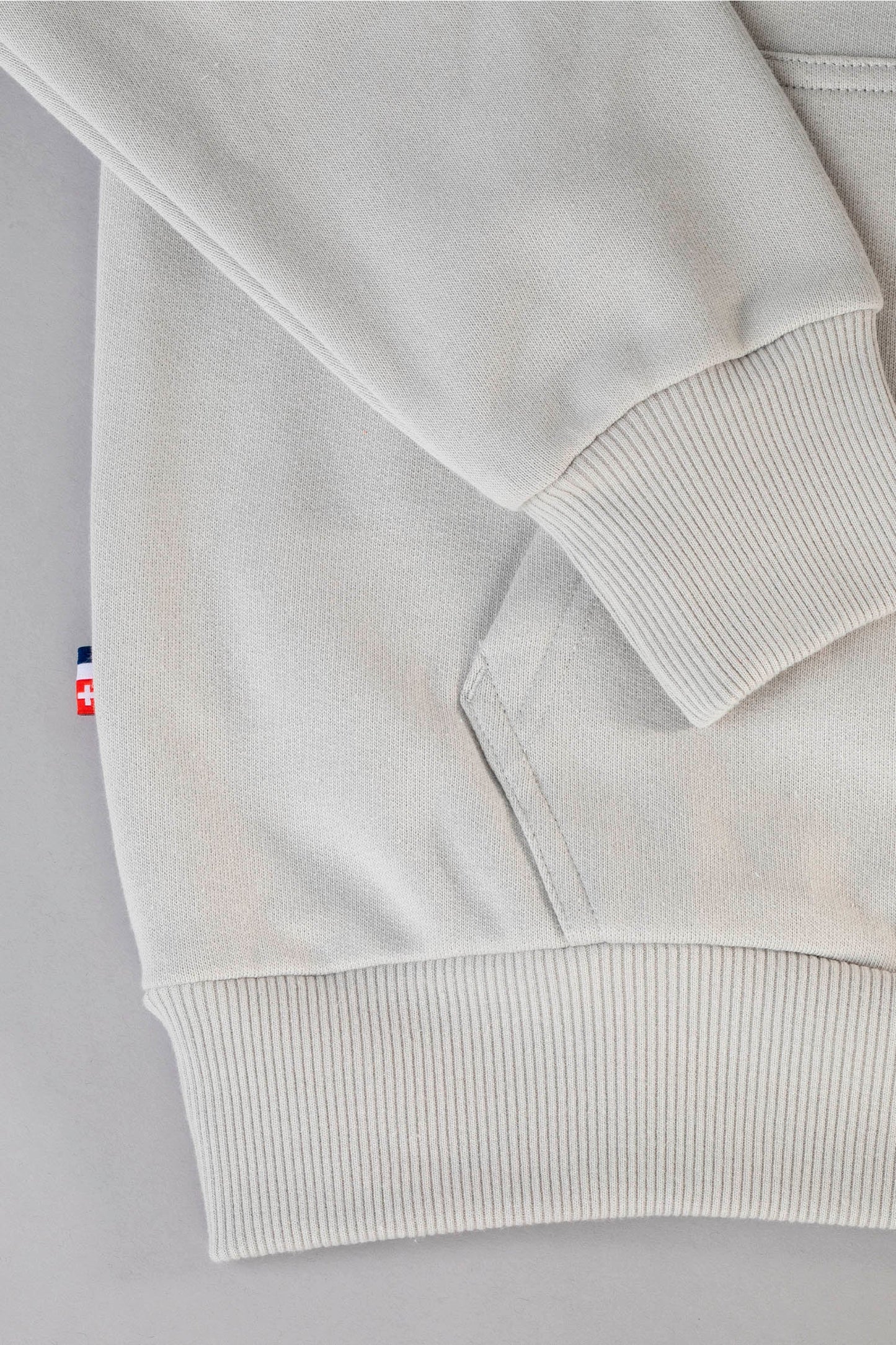 AVNIER - ONSET AVWW - Hoodie gris pastel en coton bio