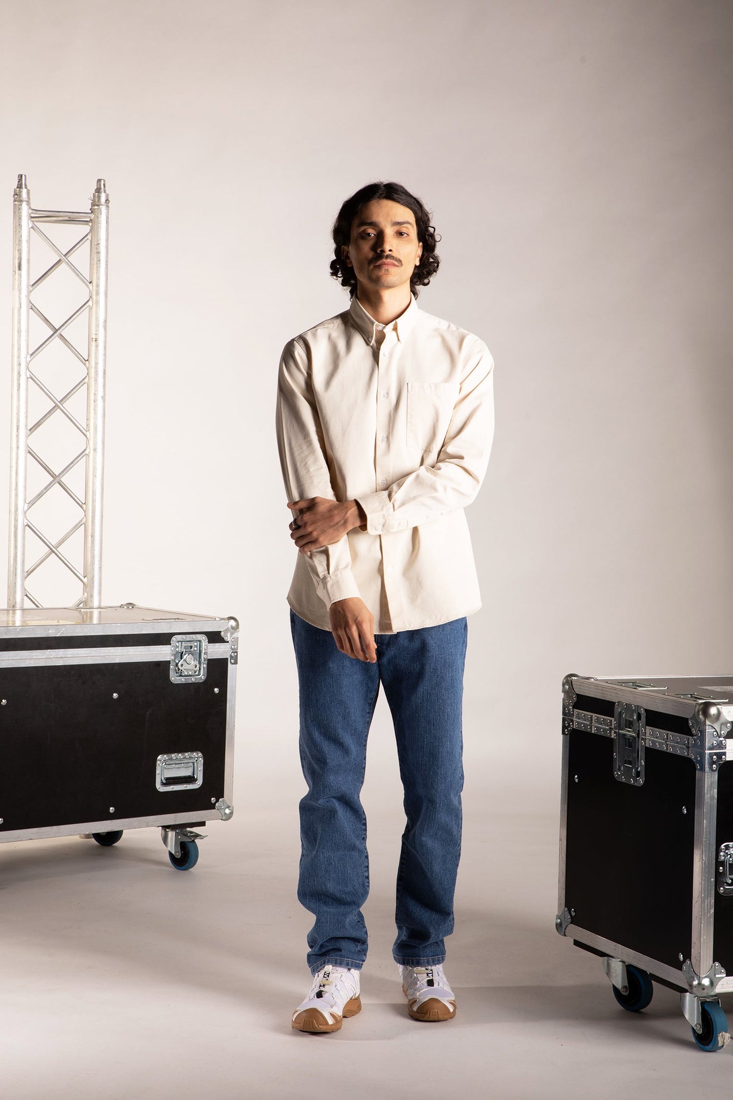 AVNIER - ROADIE - Jeans bleu en coton fabriqué en France
