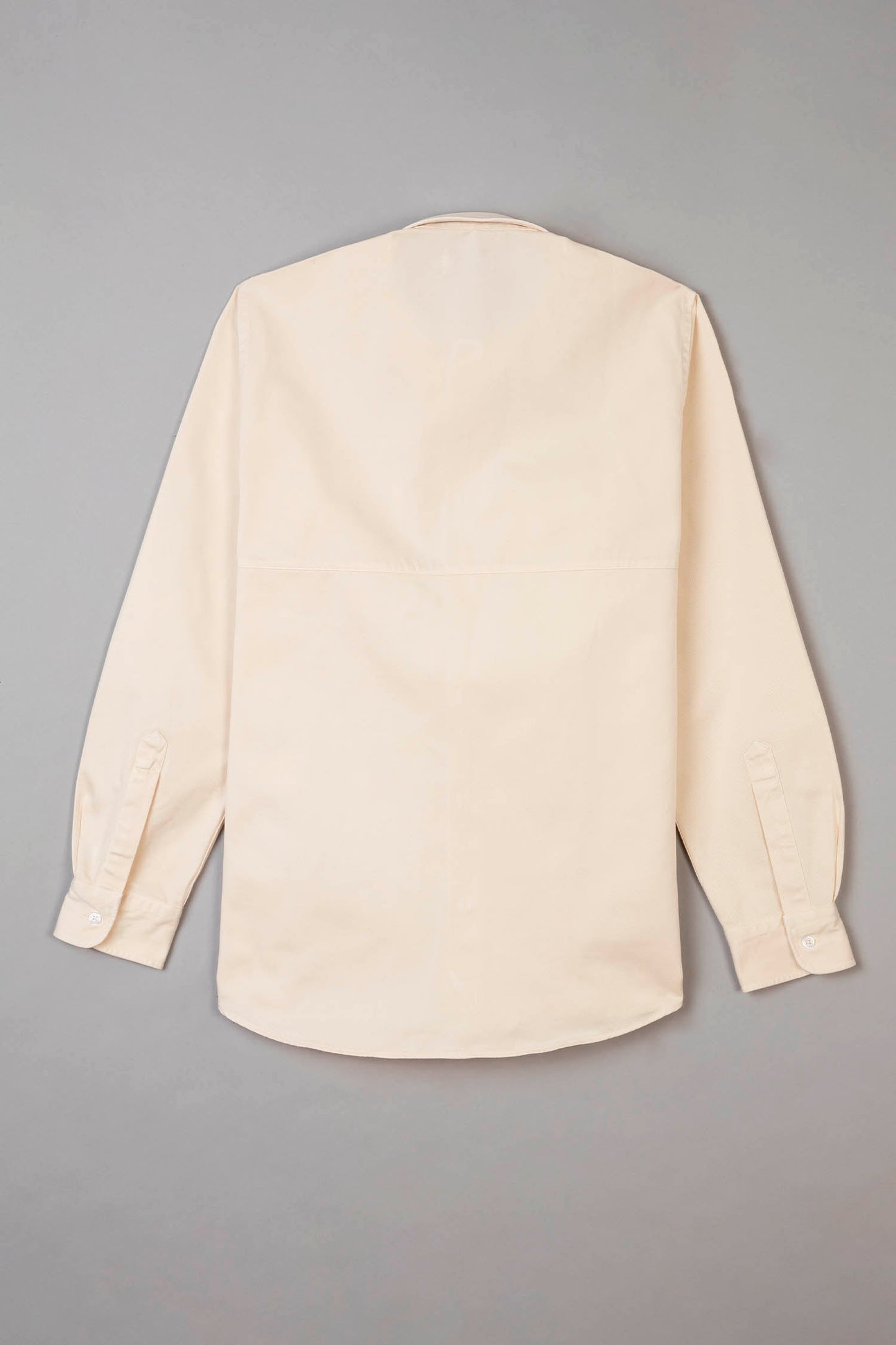 AVNIER - CUT OFF - Chemise blanc cassé en coton bio