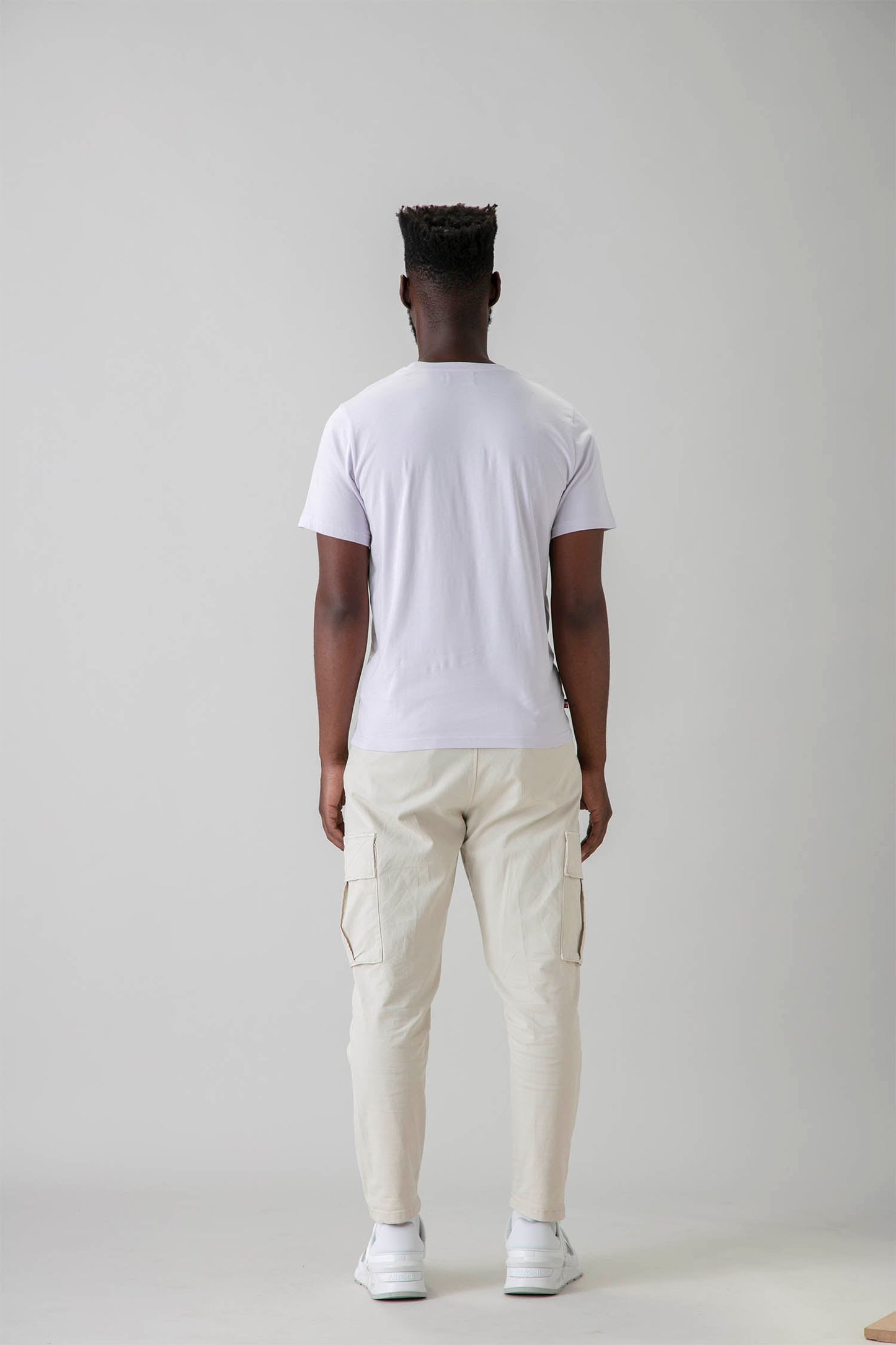 AVNIER - SOURCE NUIT AMÉRICAINE - T-shirt violet pastel en coton bio
