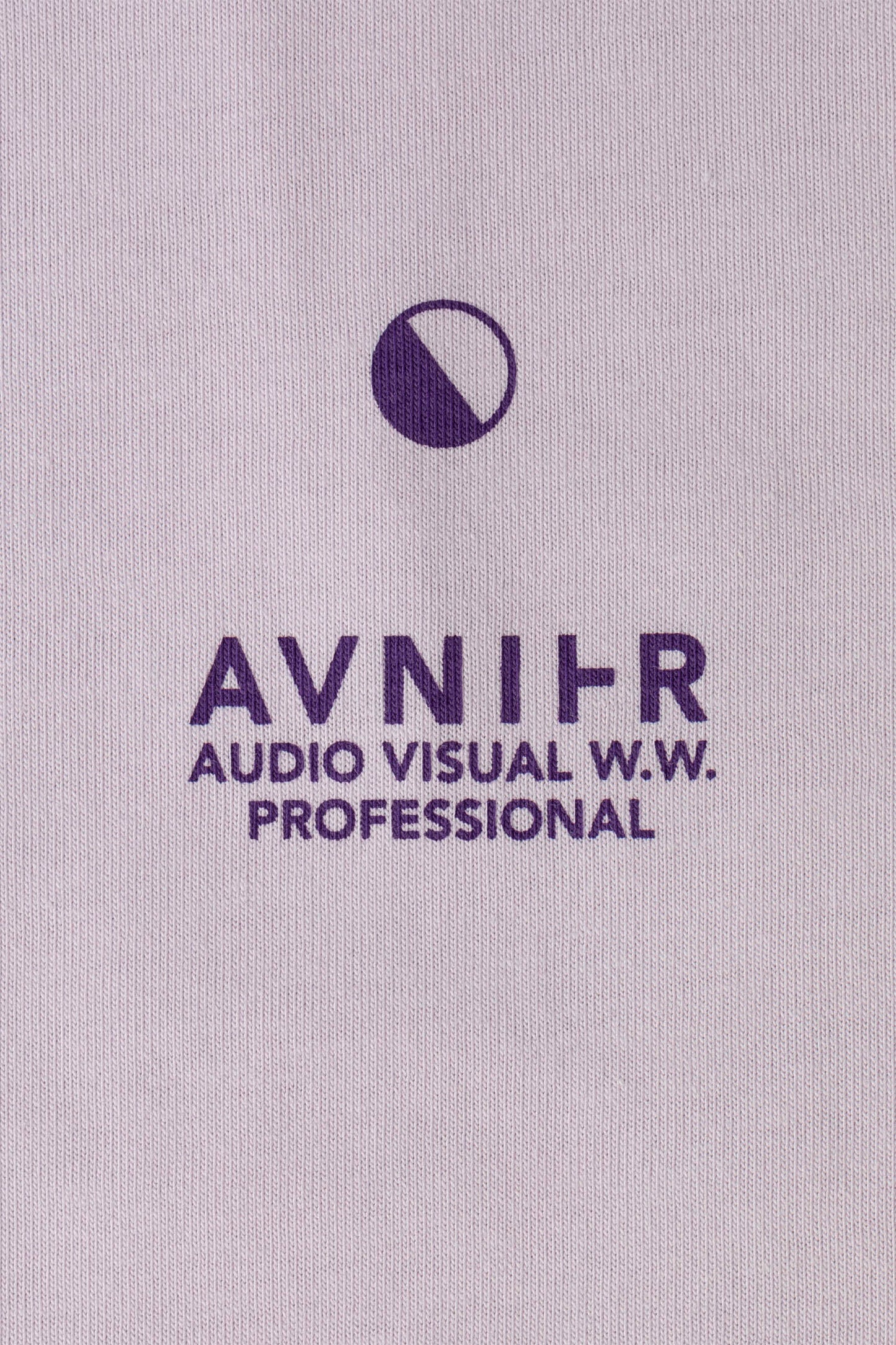 AVNIER - SOURCE NUIT AMÉRICAINE - T-shirt violet pastel en coton bio