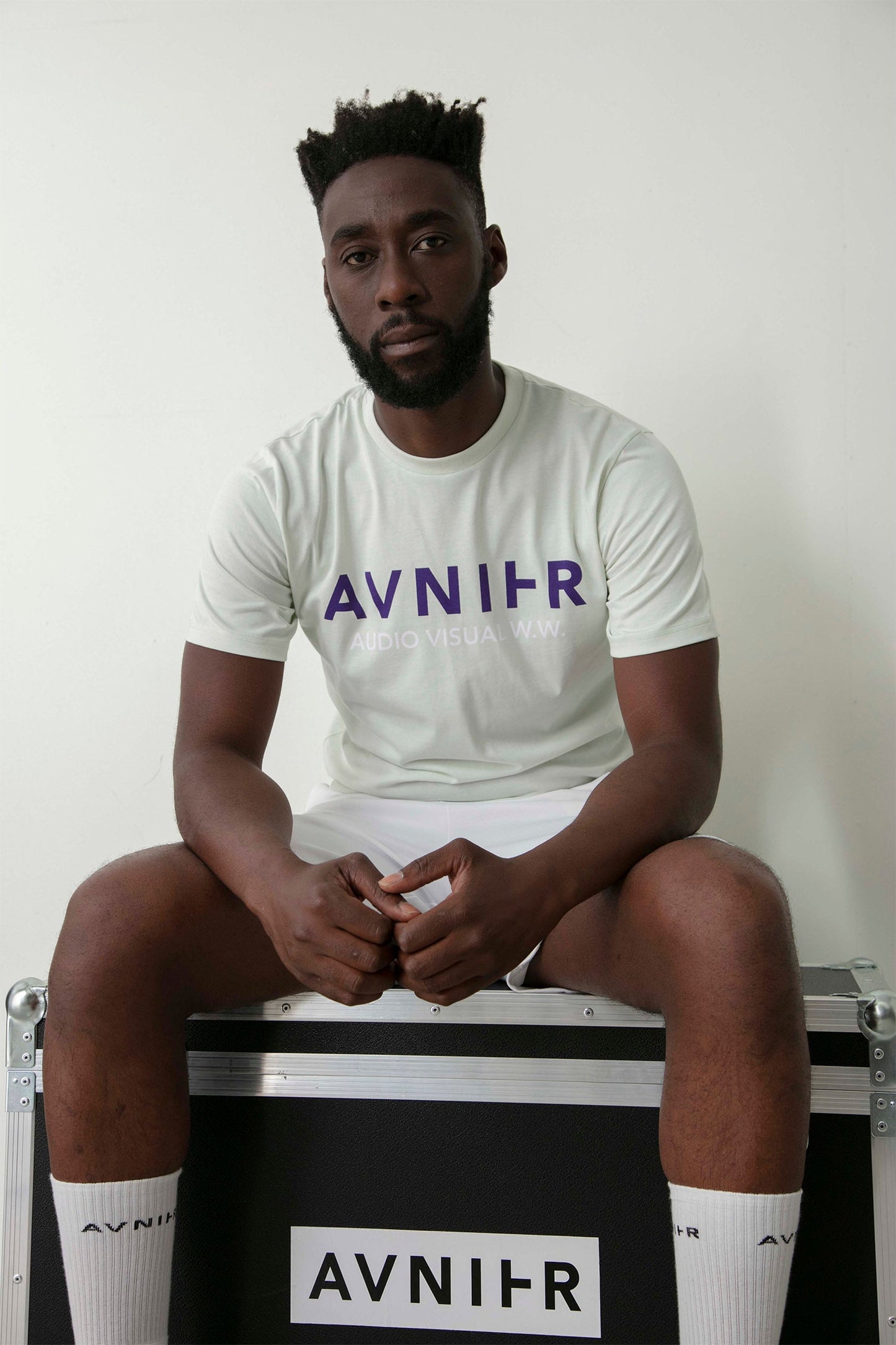 AVNIER - SOURCE AUDIO VISUAL - T-shirt vert pastel en coton bio