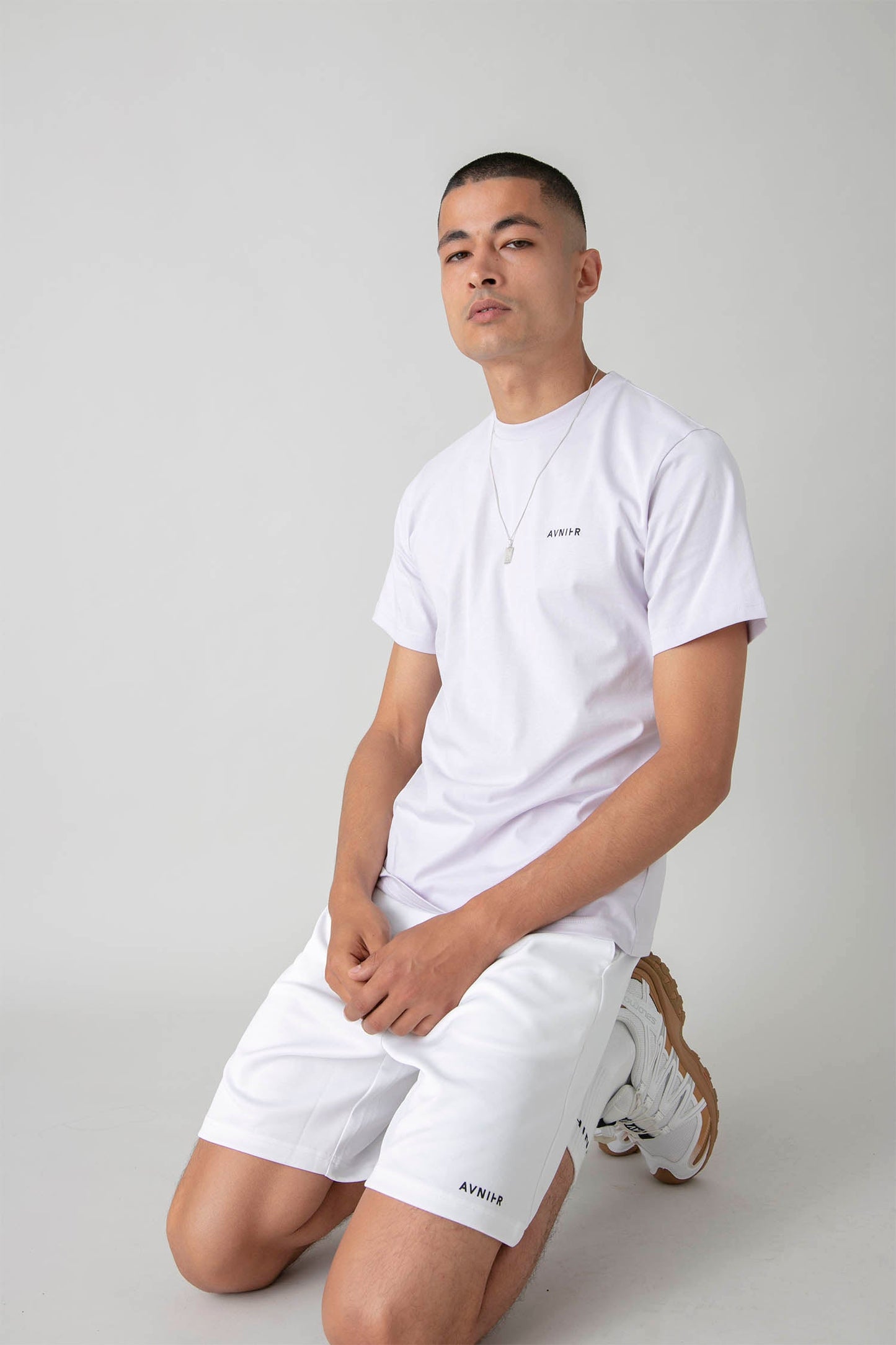 AVNIER - SOURCE VERTICAL - T-shirt violet lavande en coton bio