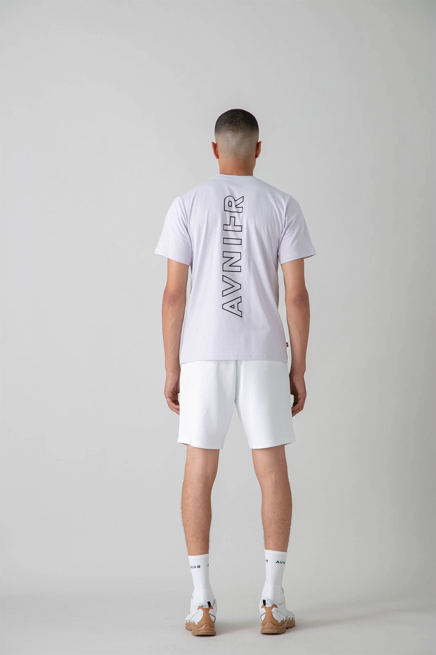 AVNIER - SOURCE VERTICAL - T-shirt violet lavande en coton bio