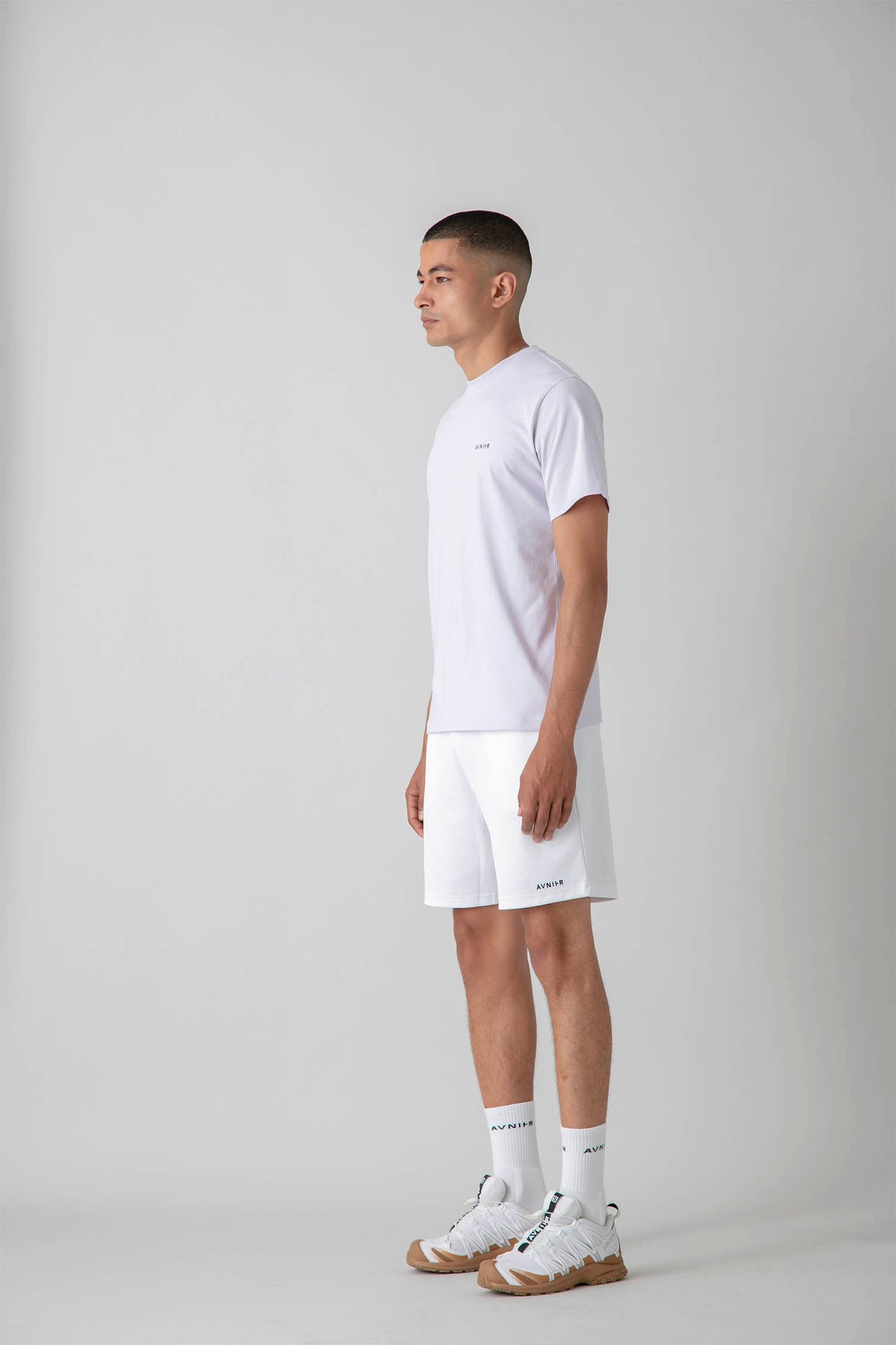 AVNIER - SOURCE VERTICAL - T-shirt violet lavande en coton bio