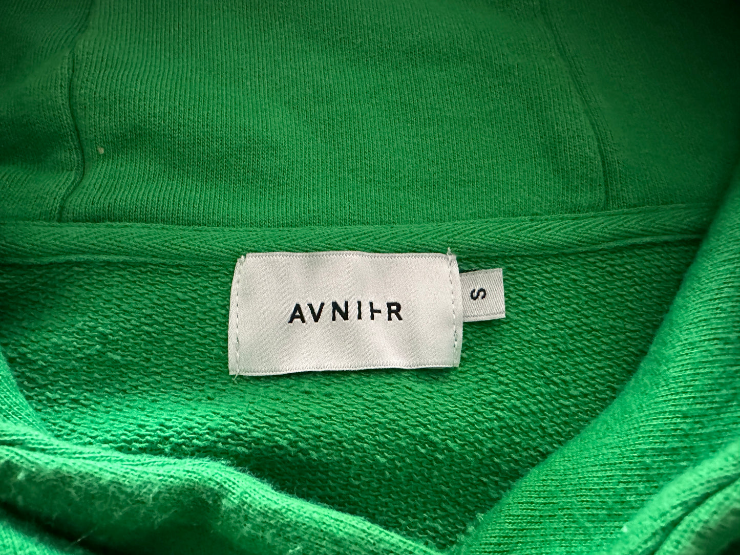 Vertical Back Fern Green Hoodie