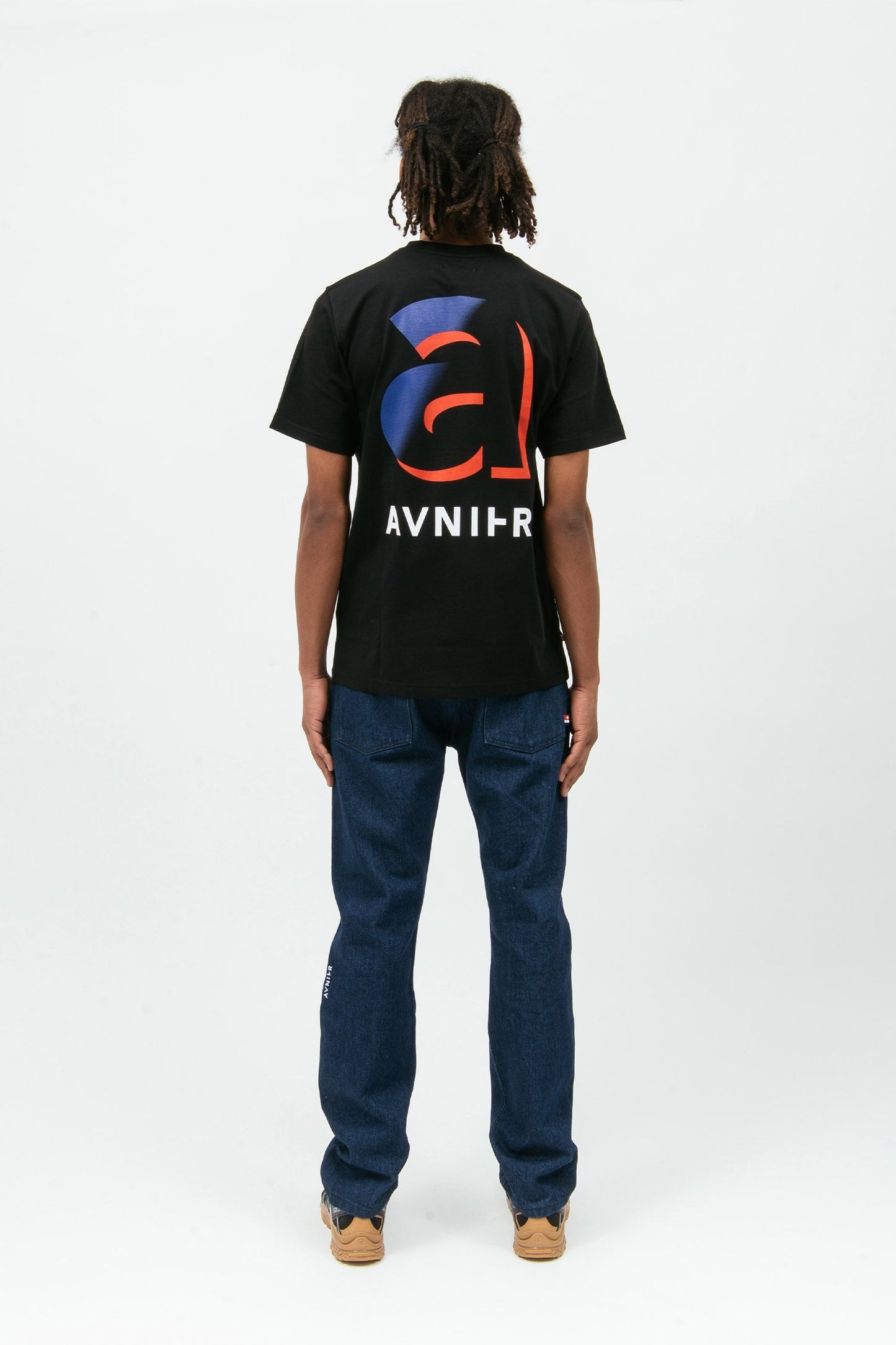 SOURCE A CINEMA - T-shirt noir en coton bio