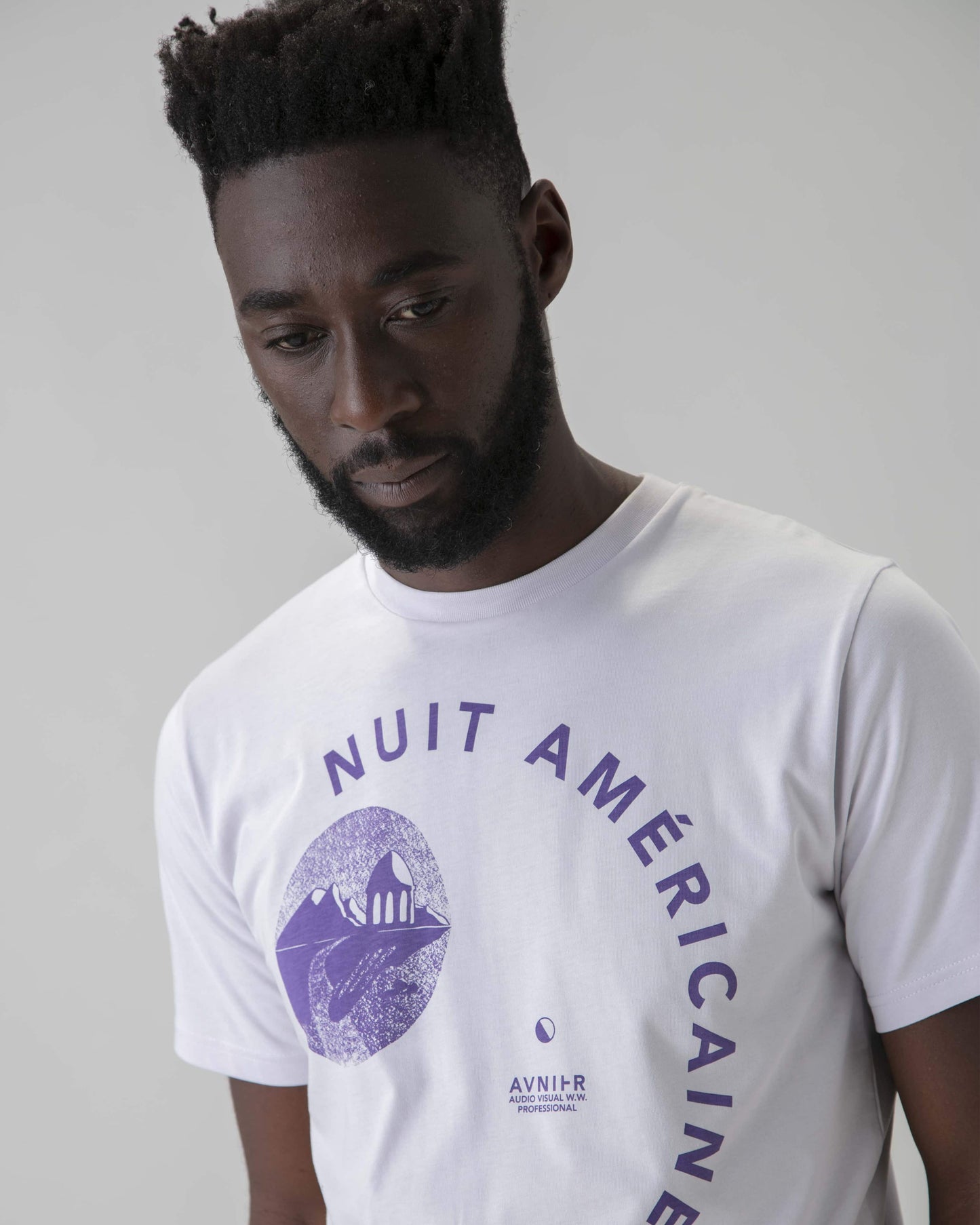 T-shirt SOURCE Pastel Purple NUIT AMÉRICAINE