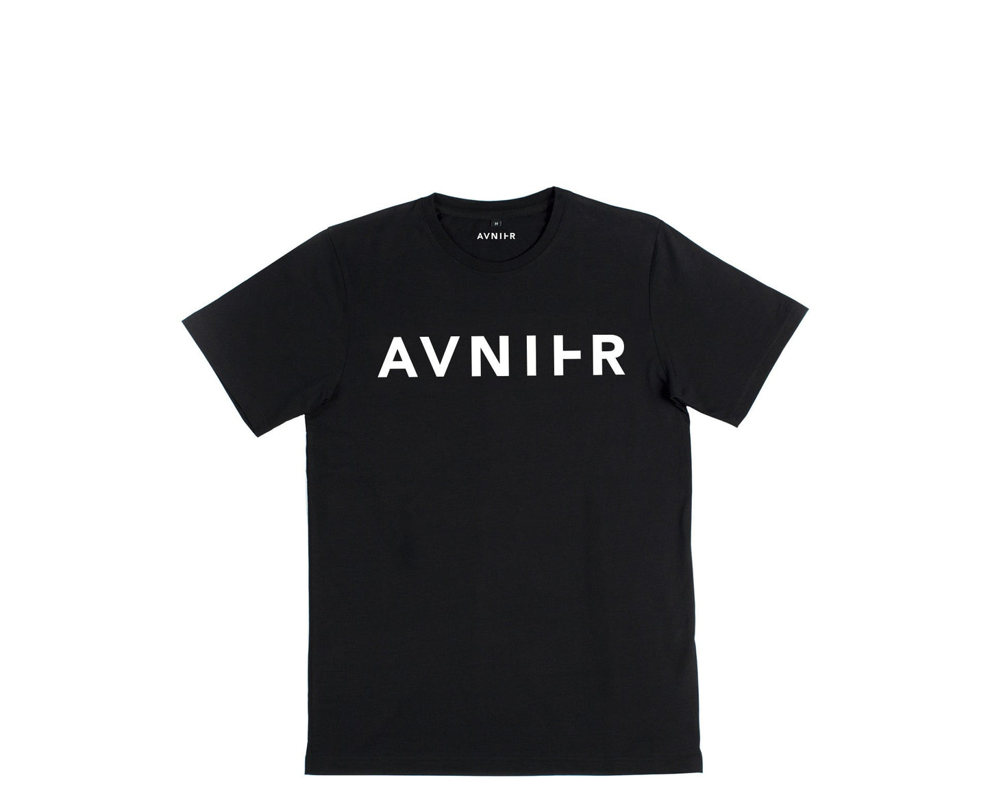 Classic black tee / white logo