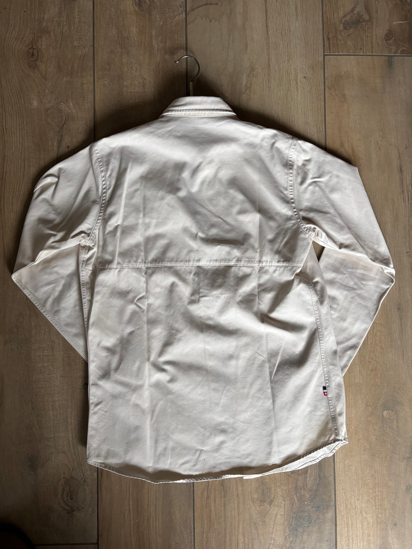 CUT OFF  Chemise blanc cassé en coton bio OLD WEBSITE