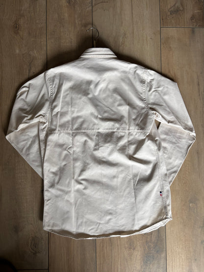 CUT OFF  Chemise blanc cassé en coton bio OLD WEBSITE