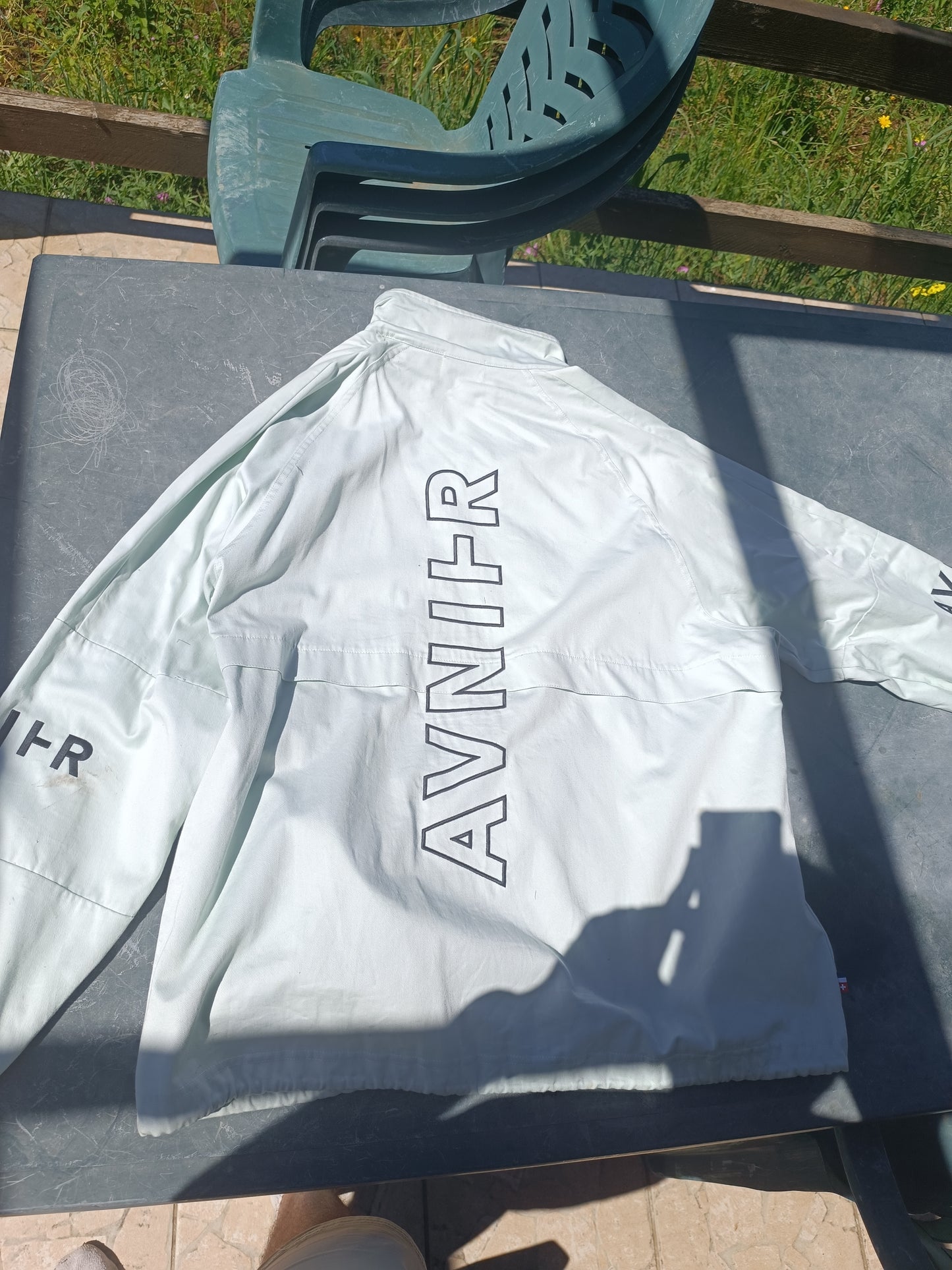 LIVE  Veste vert pastel en coton OLD WEBSITE