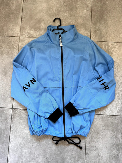 LIVE  Veste bleu cyan en coton bio