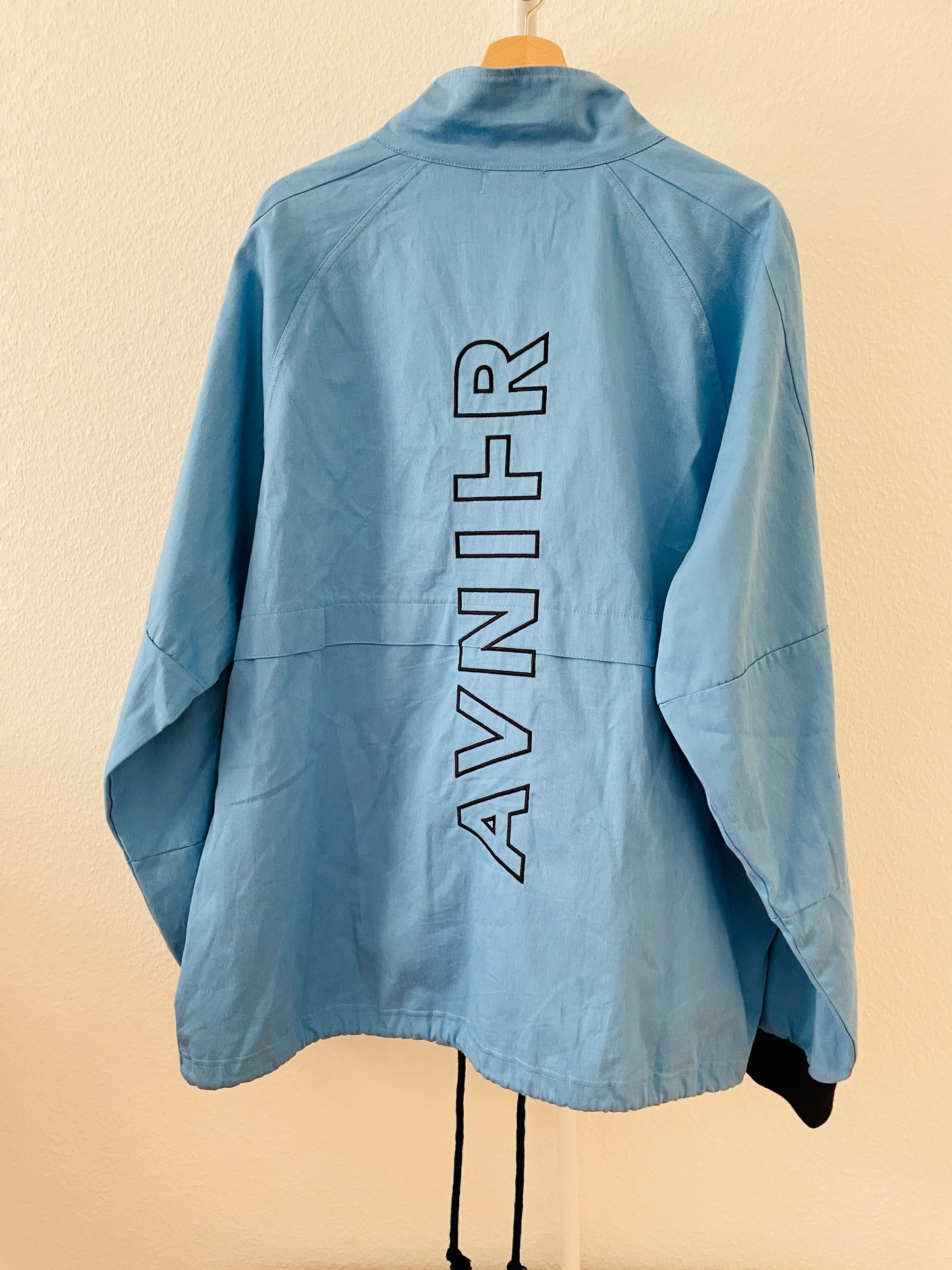 LIVE - Veste bleu cyan en coton bio