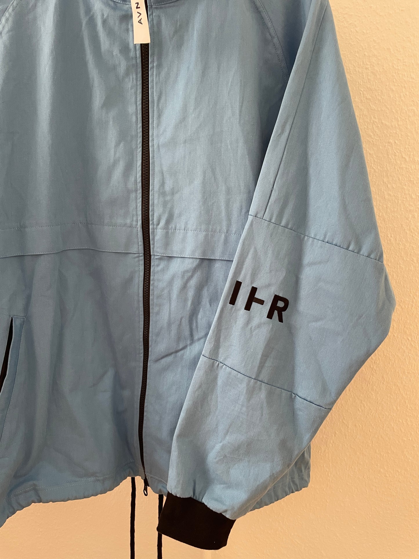LIVE - Veste bleu cyan en coton bio