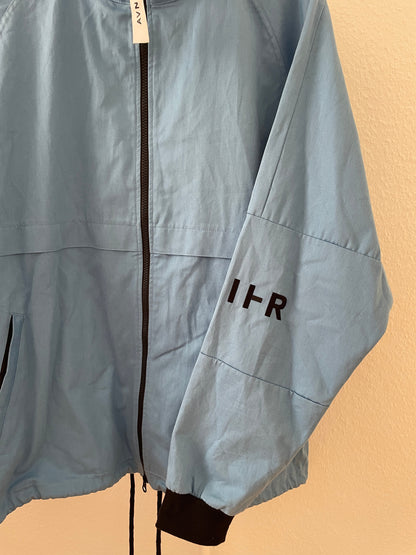 LIVE - Veste bleu cyan en coton bio
