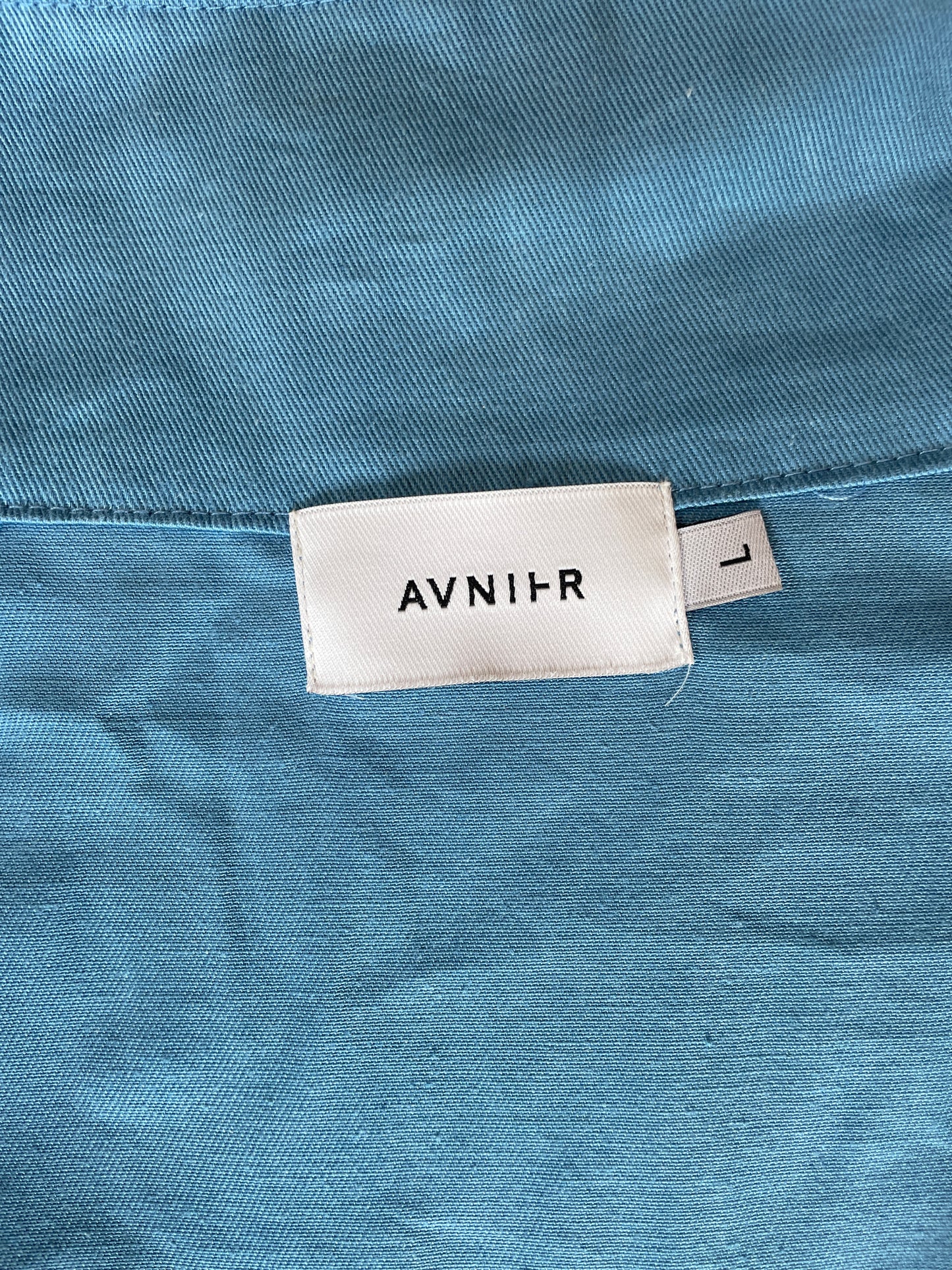 LIVE - Veste bleu cyan en coton bio
