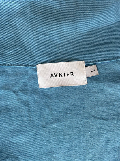 LIVE - Veste bleu cyan en coton bio