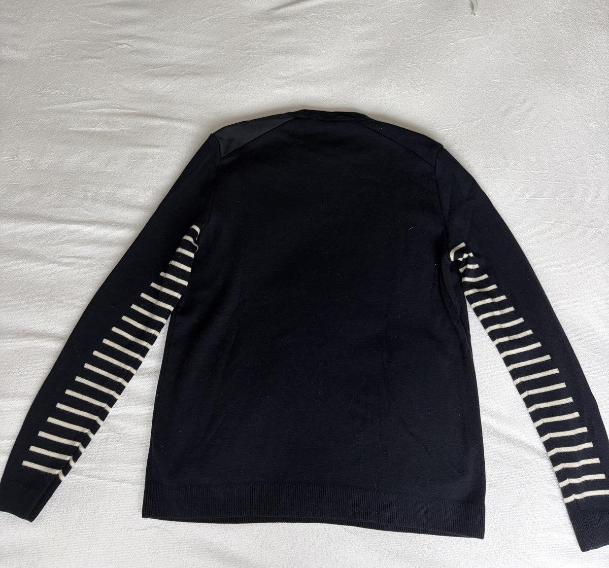 Avnier x Saint James  Pull AUBBEC Navy 100% laine
