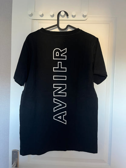 SOURCE VERTICAL  T-shirt noir en coton bio OLD WEBSITE