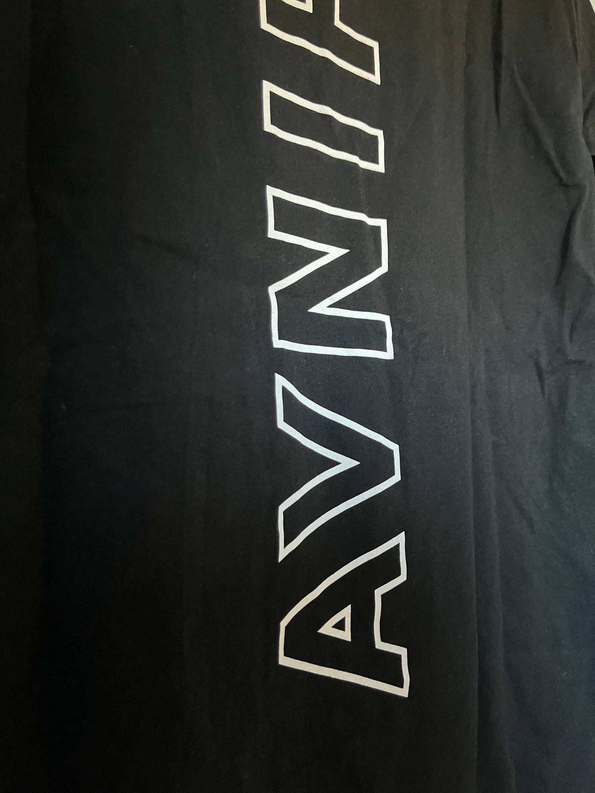SOURCE VERTICAL  T-shirt noir en coton bio OLD WEBSITE