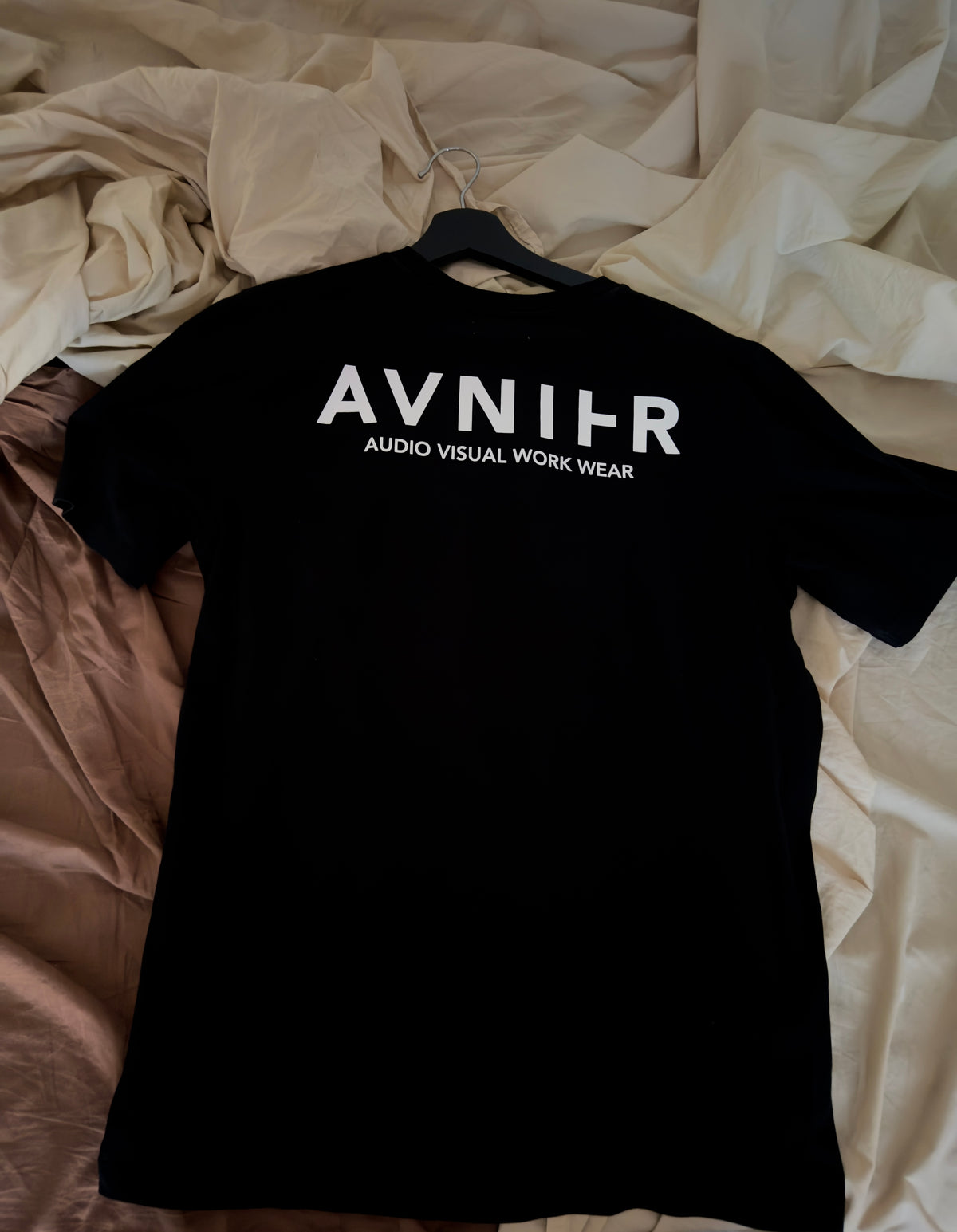 AVNIER x CIVILISATION CREW - T-shirt noir en coton bio OLD WEBSITE