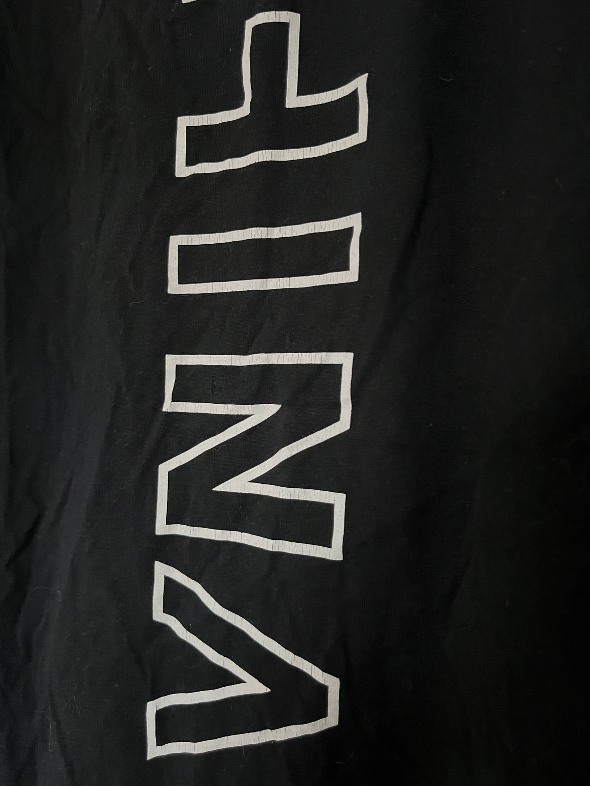 SOURCE VERTICAL  T-shirt noir en coton bio