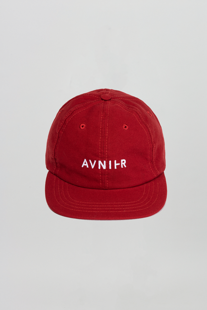 AVNIER Horizontal Organic 6 Panel Cap Poisonous Red ALPHA FW20