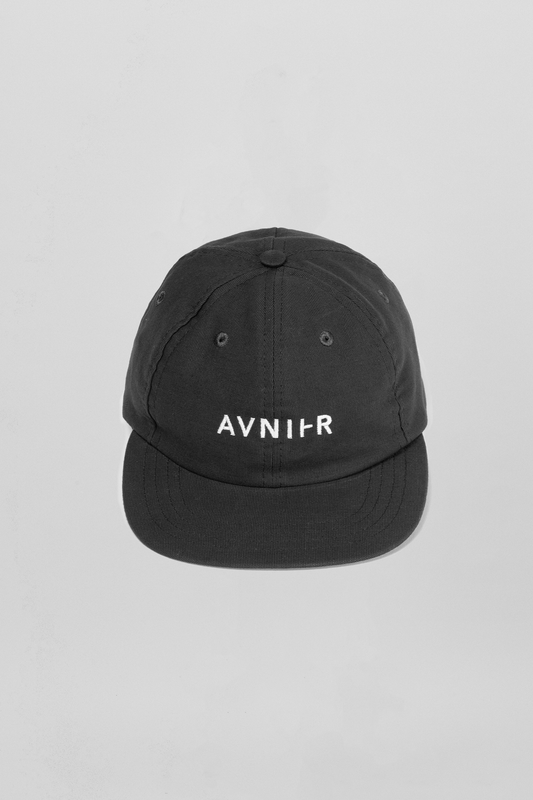 AVNIER Horizontal Organic 6 Panel Cap Black Deep space ALPHA FW20