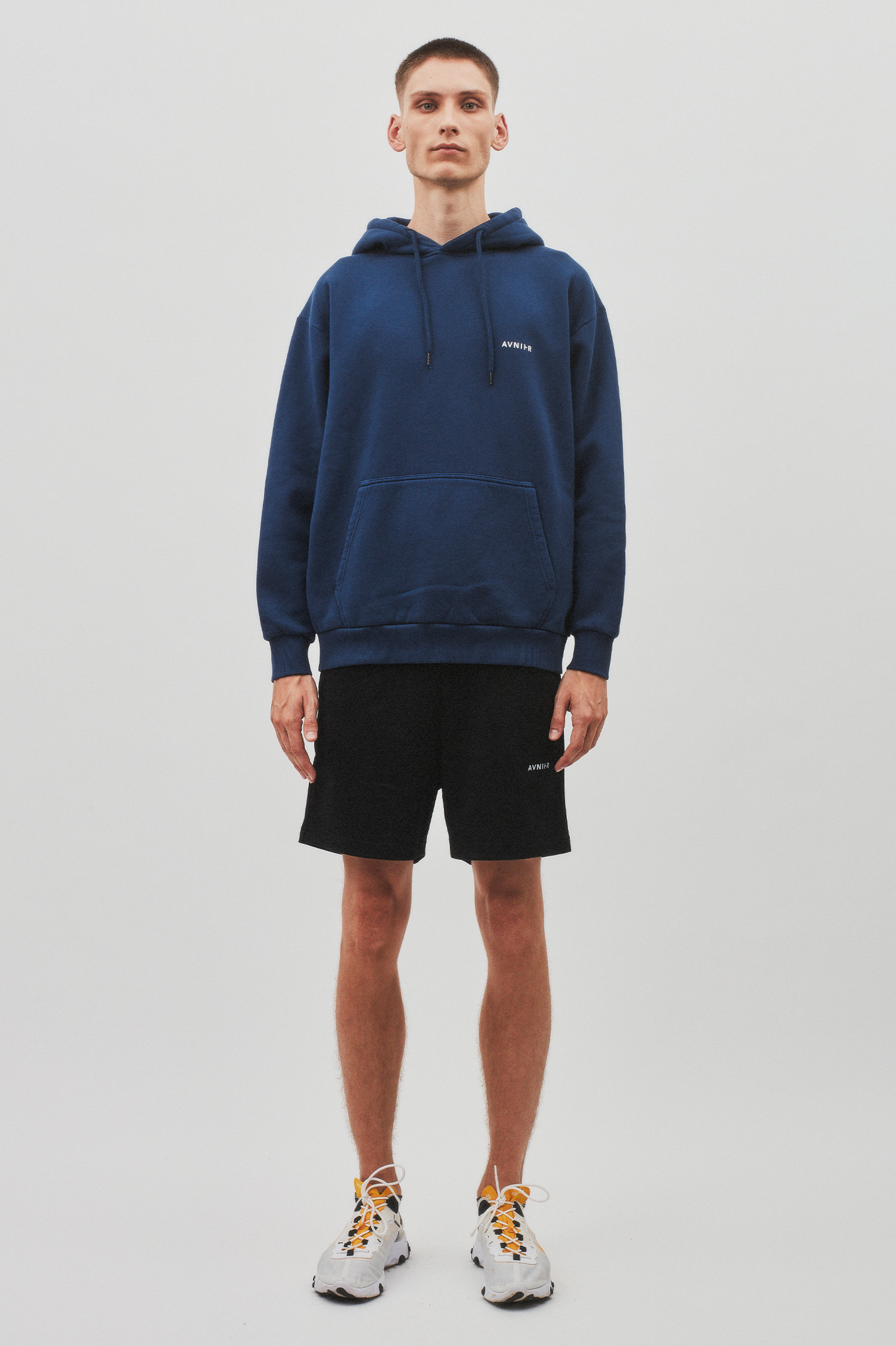 AVNIER Vertical Organic Hoodie Dark blue sea ALPHA FW20