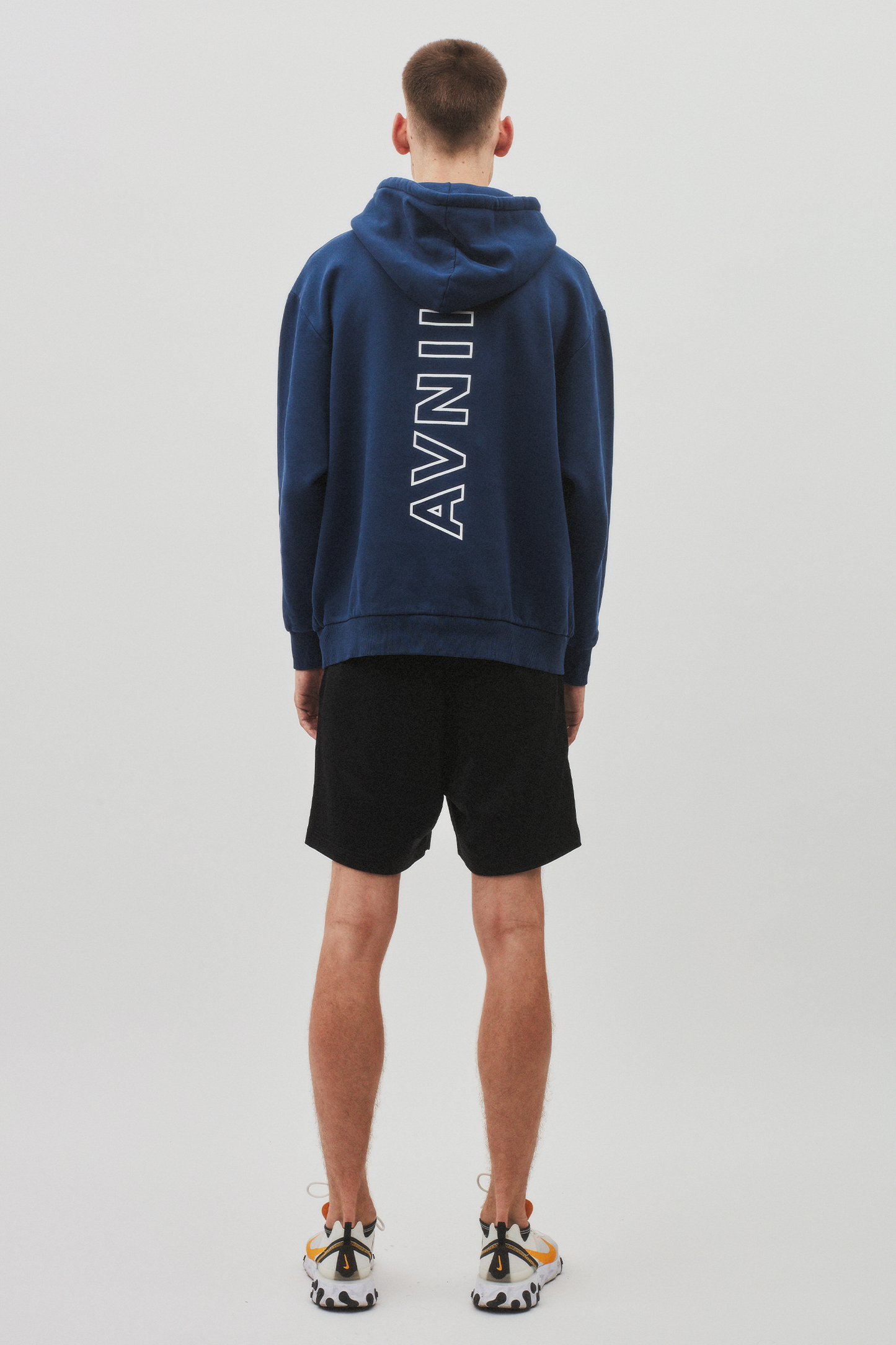 AVNIER Vertical Organic Hoodie Dark blue sea ALPHA FW20