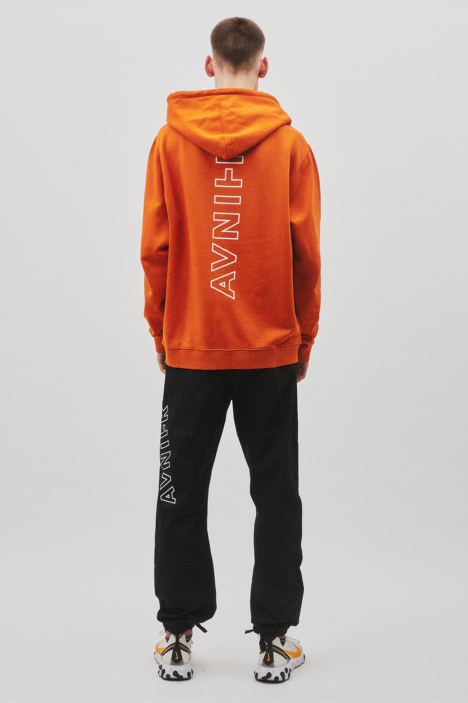 AVNIER Vertical Organic Hoodie Toxic Orange ALPHA FW20