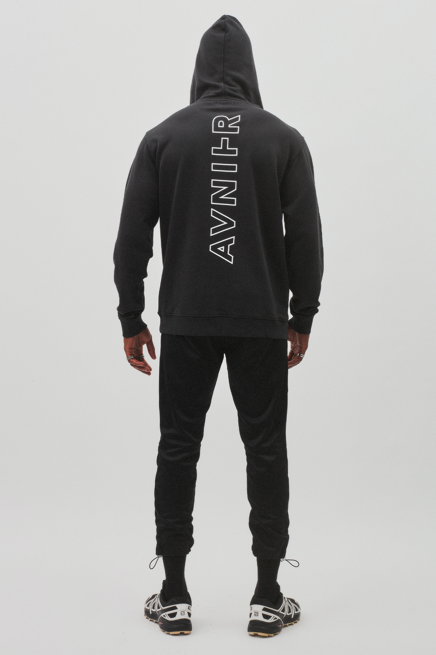 AVNIER Vertical Organic Hoodie Black Deep Space ALPHA FW20