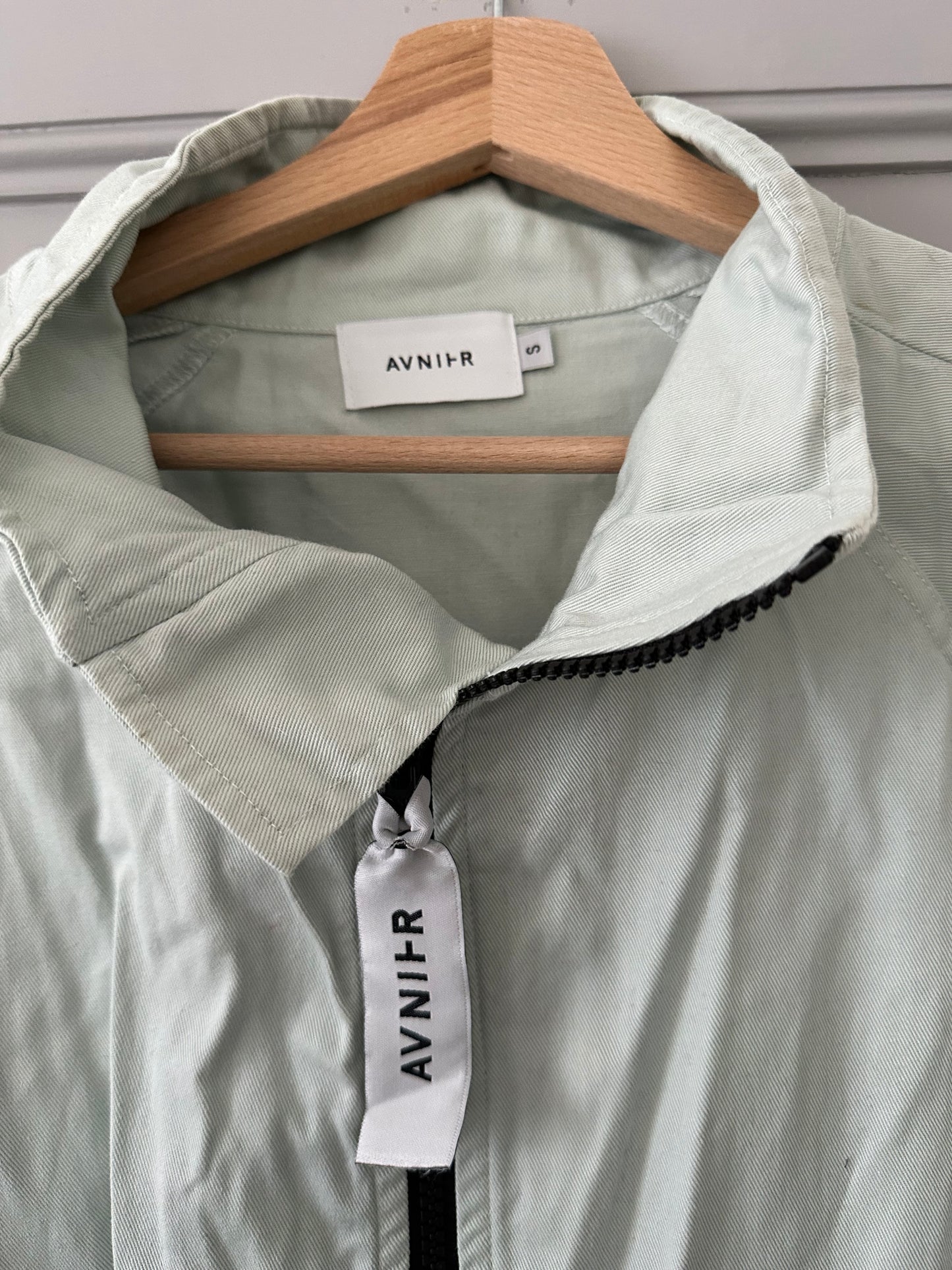 LIVE  Veste vert pastel en coton OLD WEBSITE
