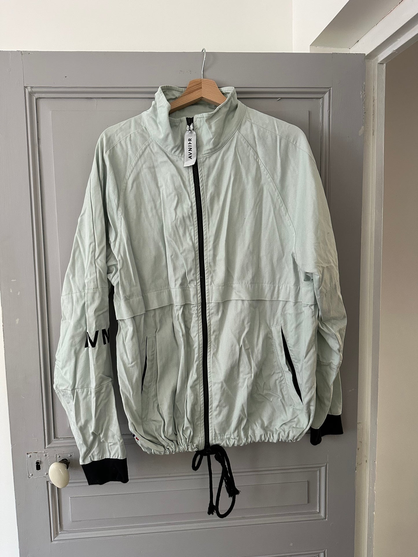 LIVE  Veste vert pastel en coton OLD WEBSITE